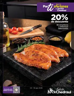 Vista previa de Chedraui folleto Por Ti ofertones del verano, nuevo folleto de la tienda, válido en México a partir del 03/08/2026
