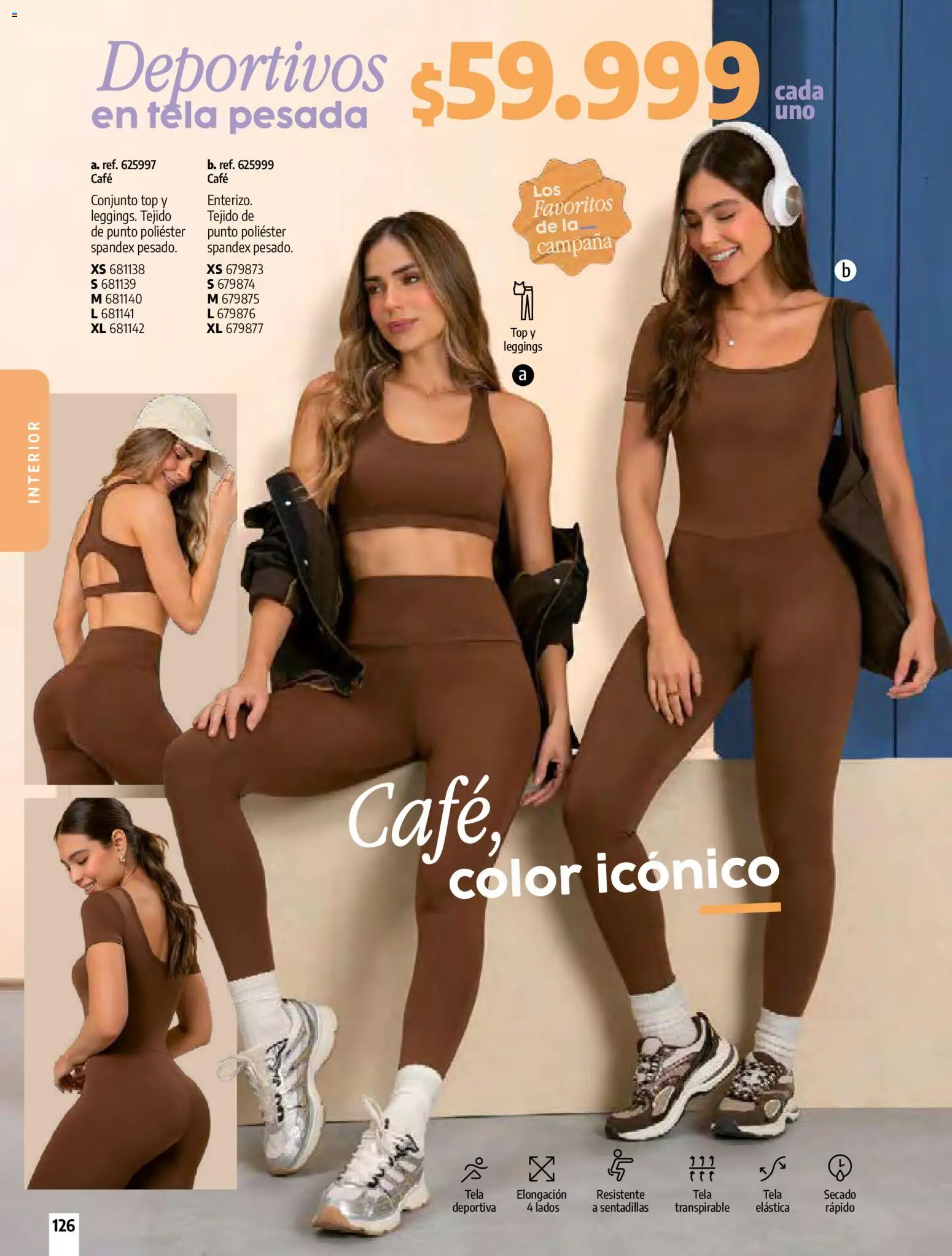 Pacifika revista - valida desde el 01.03.2026 | Página: 128 | Productos: Top, Conjunto, Café, Enterizo
