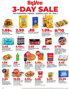 Preview of HyVee weekly ads valid from 10/30/2026