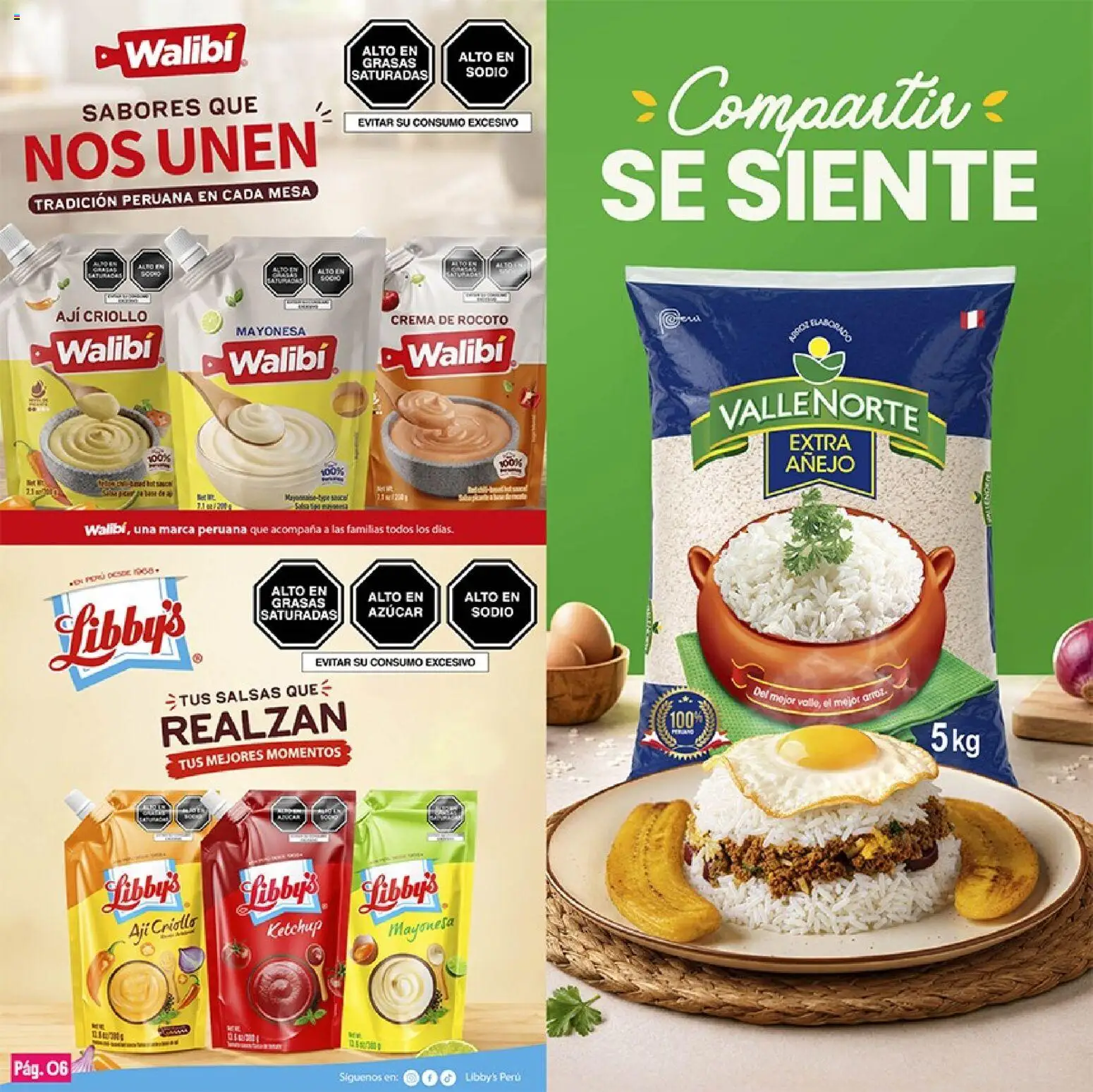 Catálogo Plaza Vea válido desde 01/09/2026 | Página: 6 | Productos: Mesa, Ají, Kétchup, Salsas