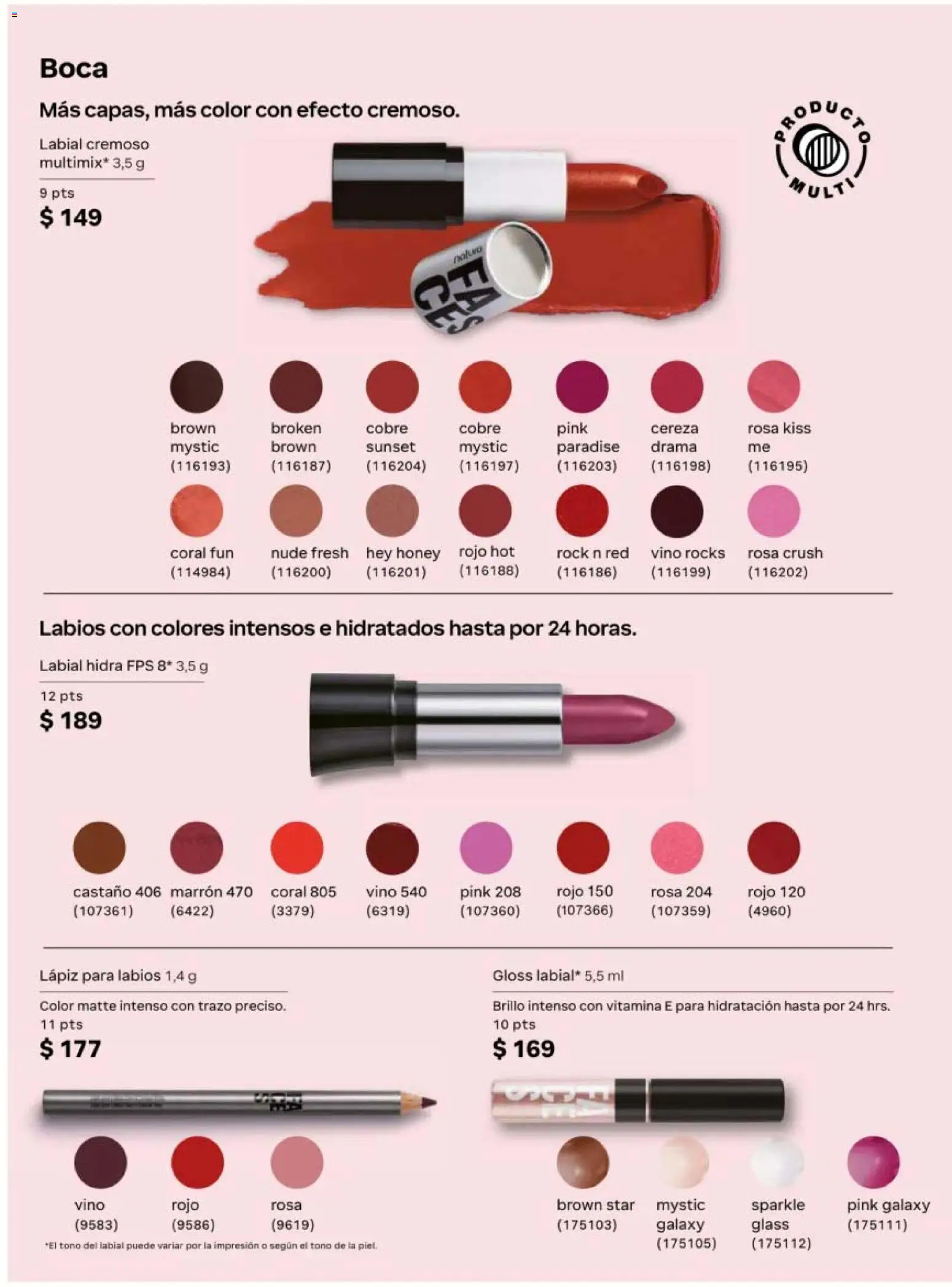 Nuevas ofertas de Natura válidas en toda la República Mexicana desde el 02.04.2026. ¡Encuentra las mejores ofertas en Natura campaña 6 2026! | Página: 97 | Productos: Brillo, Vino