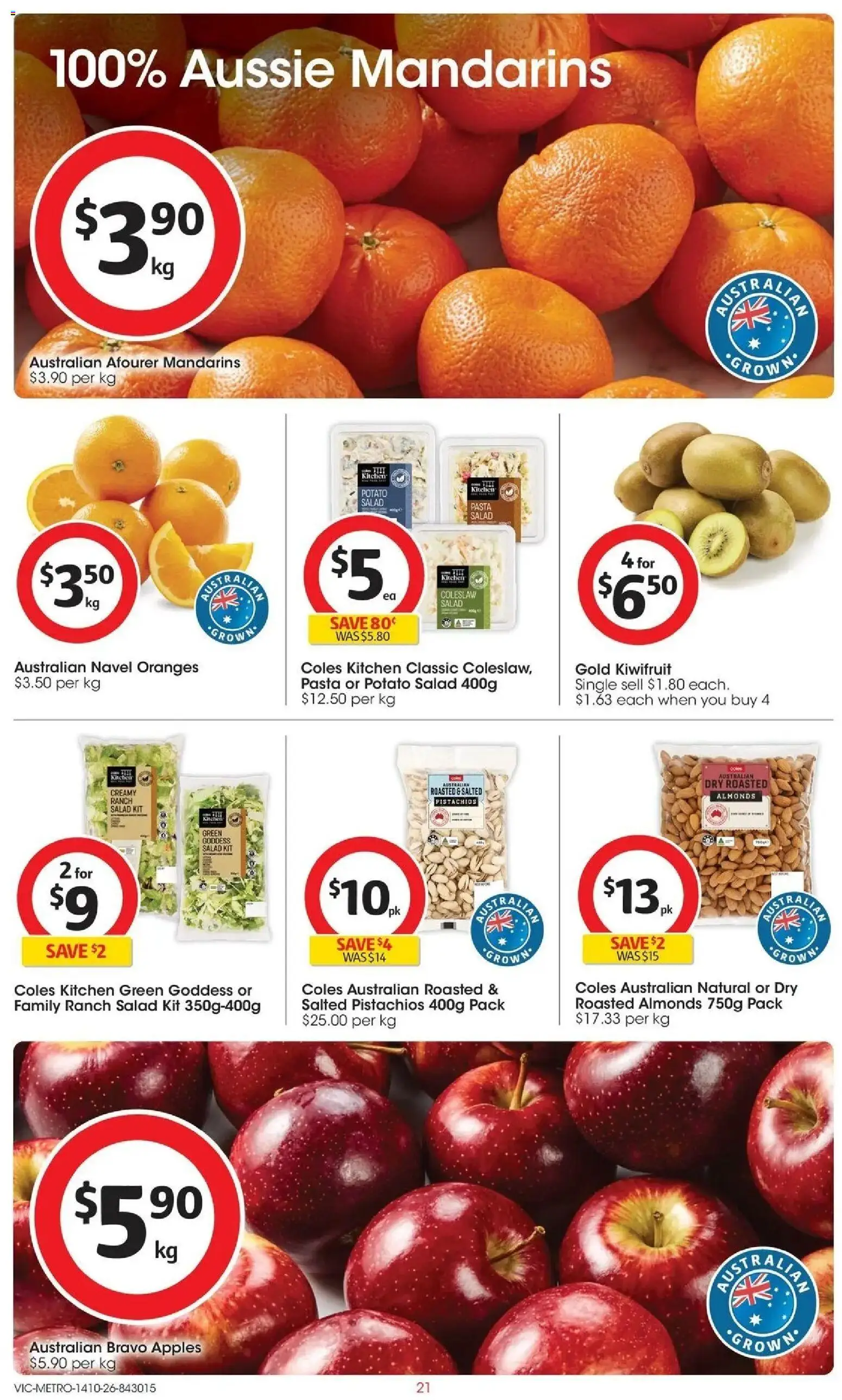 ﻿Coles catalogue valid from 14/10/2026 > Online Australia | Page: 21
