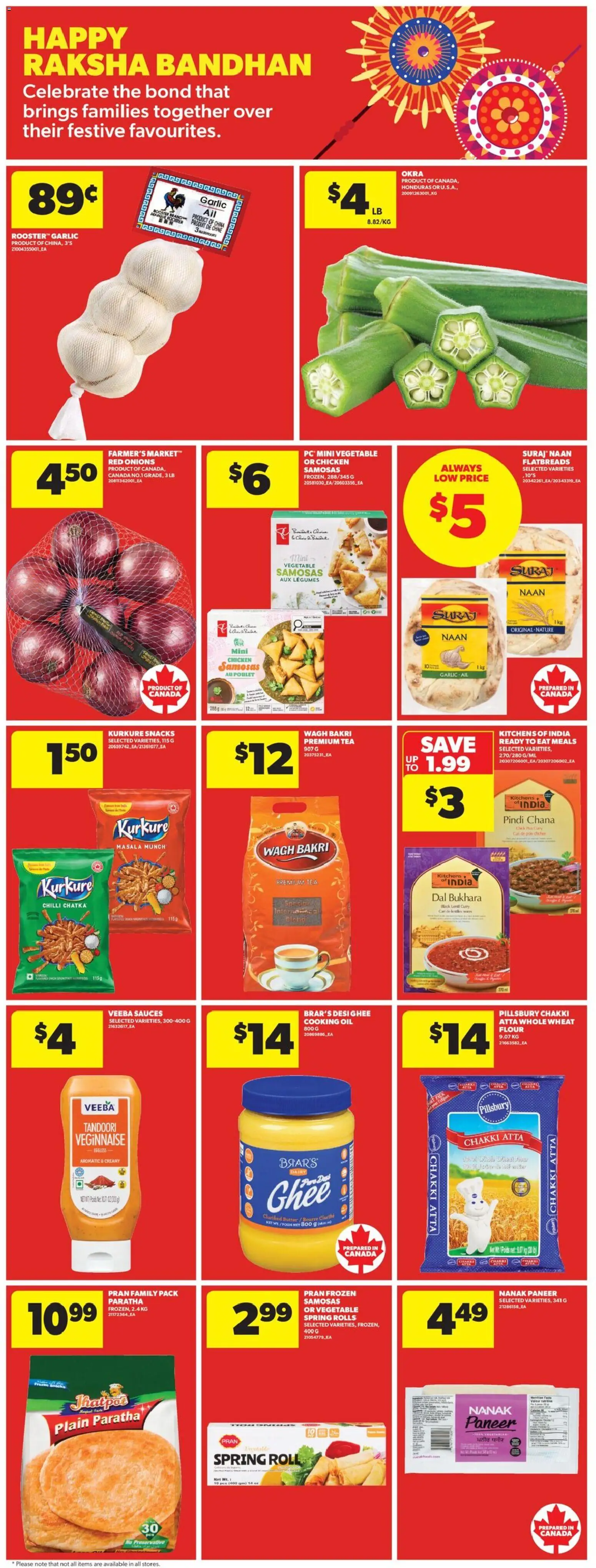 Real Canadian Superstore flyer valid from Aug 27, 2026 | Page: 33 | Products: Tea, Cooking oil, Snacks, Chicken