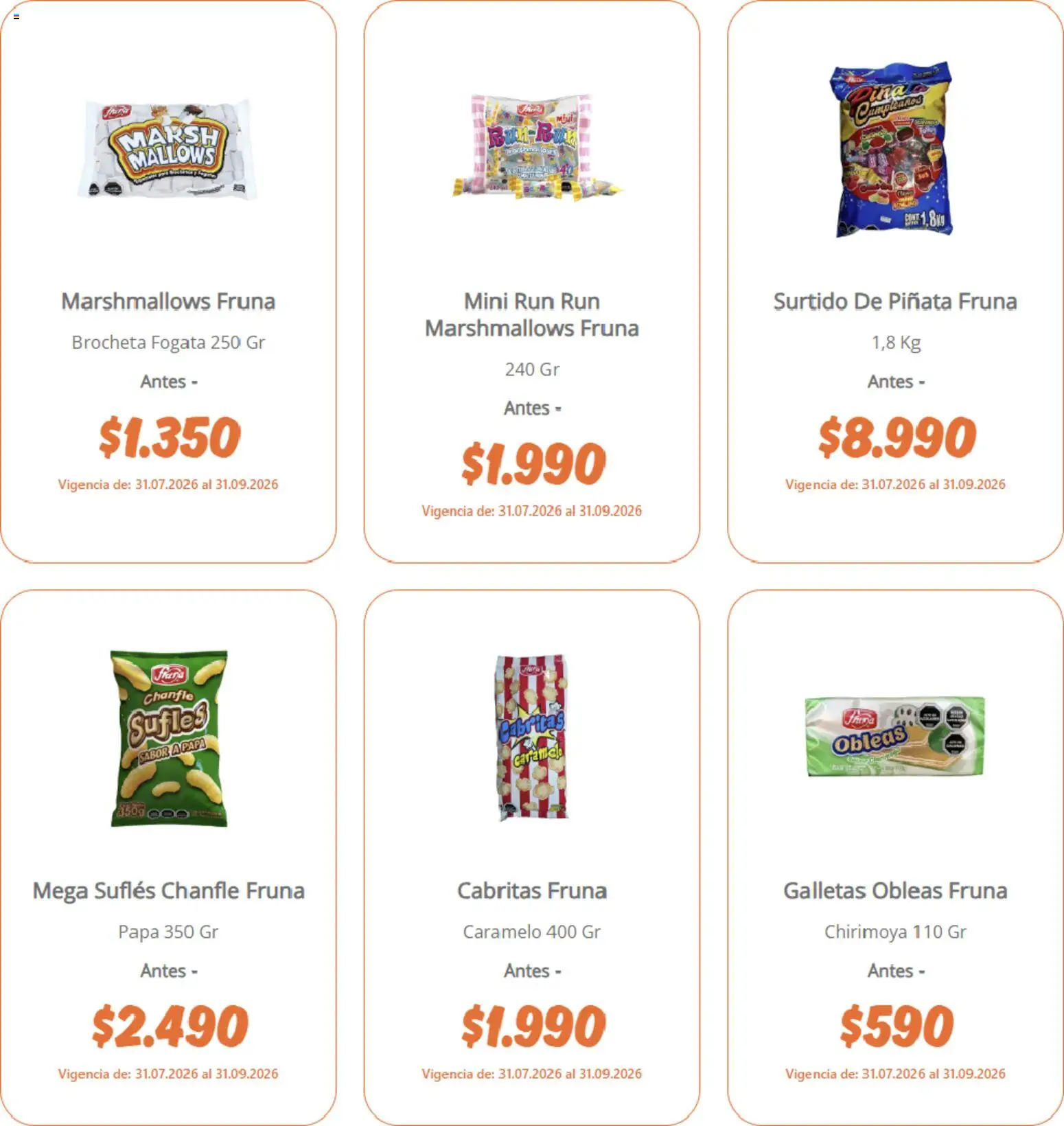 Mayorista 10 Ofertas │ válido desde el 30.07.2026 | Página: 7 | Productos: Obleas, Cabritas, Papa, Galletas