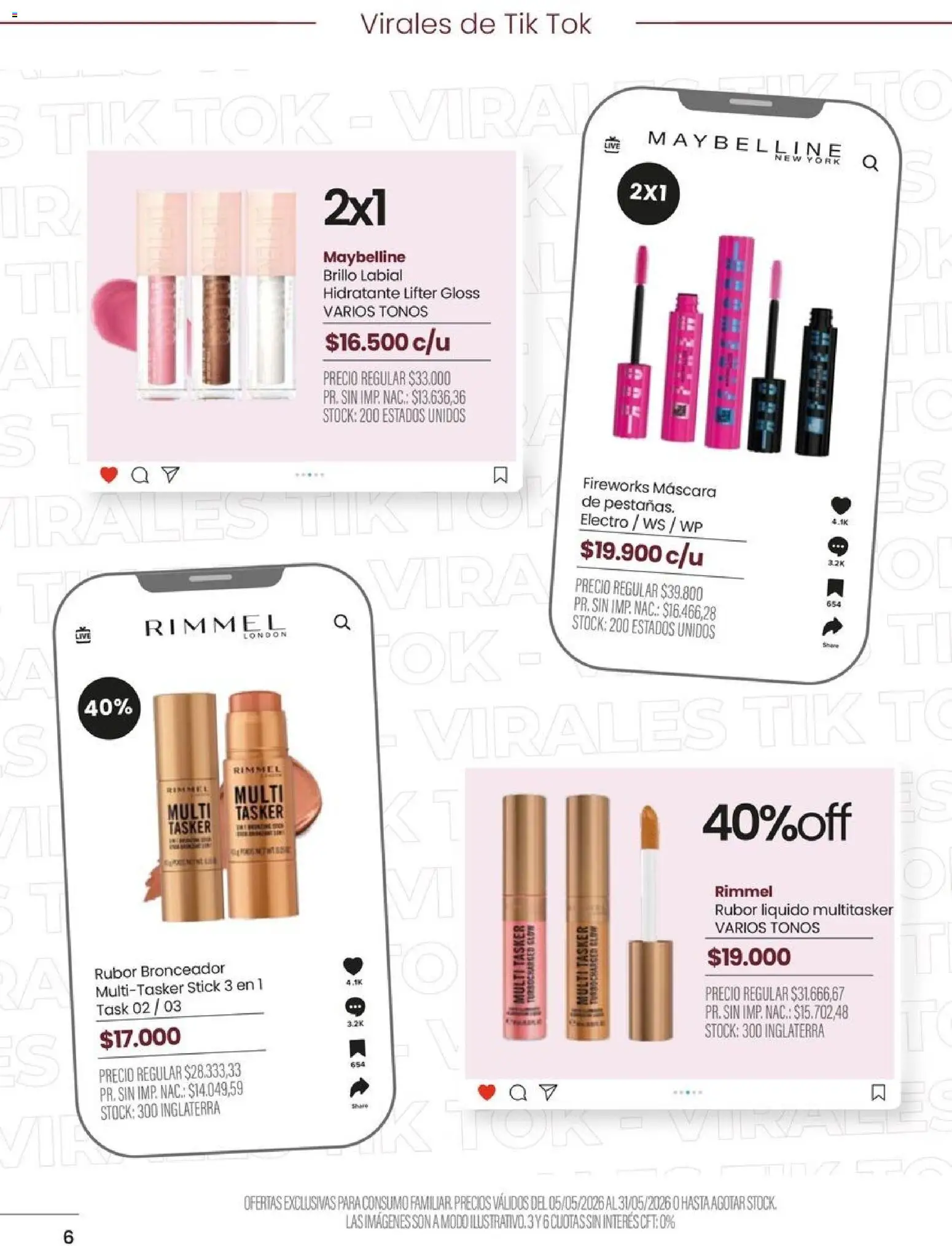 Pigmento catálogo │ válido desde el 05.05.2026 | Página: 6 | Productos: Rubor, Bronceador, Máscara, Brillo