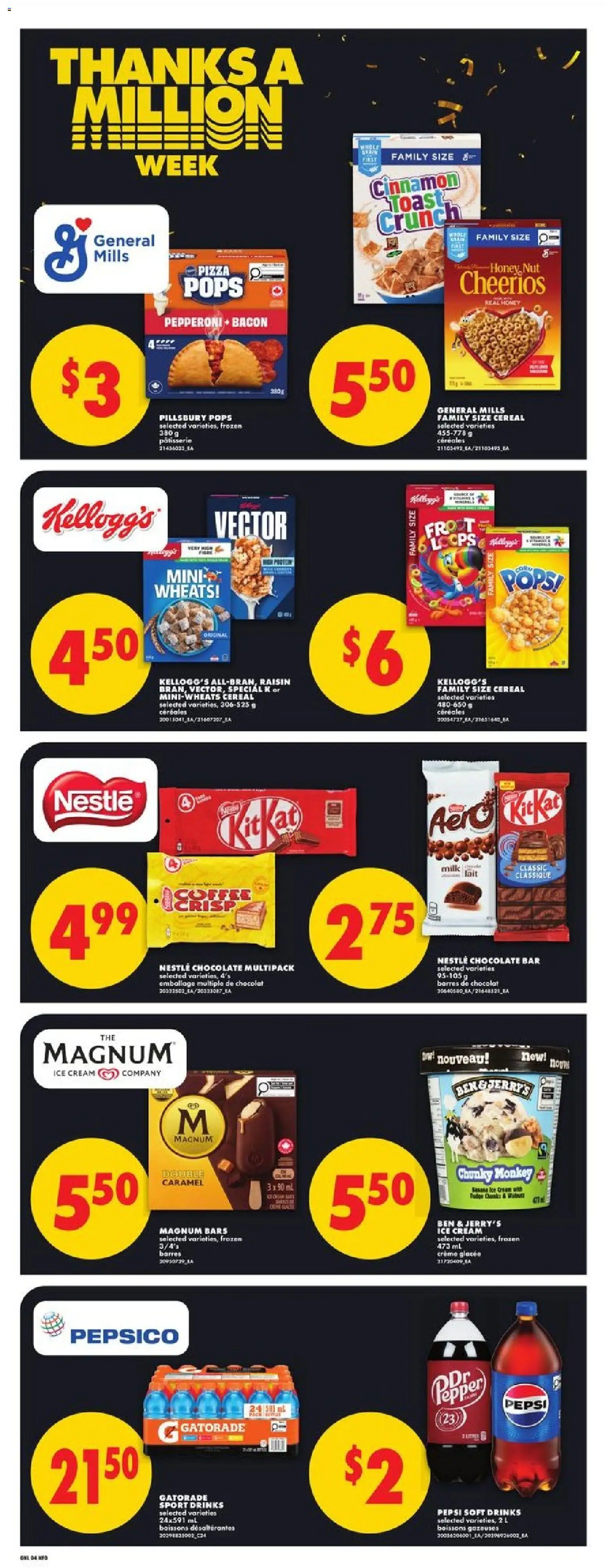 No Frills flyer valid from 28.05.2026 | Page: 8 | Products: Cream, Ice cream, Milk, Chocolate