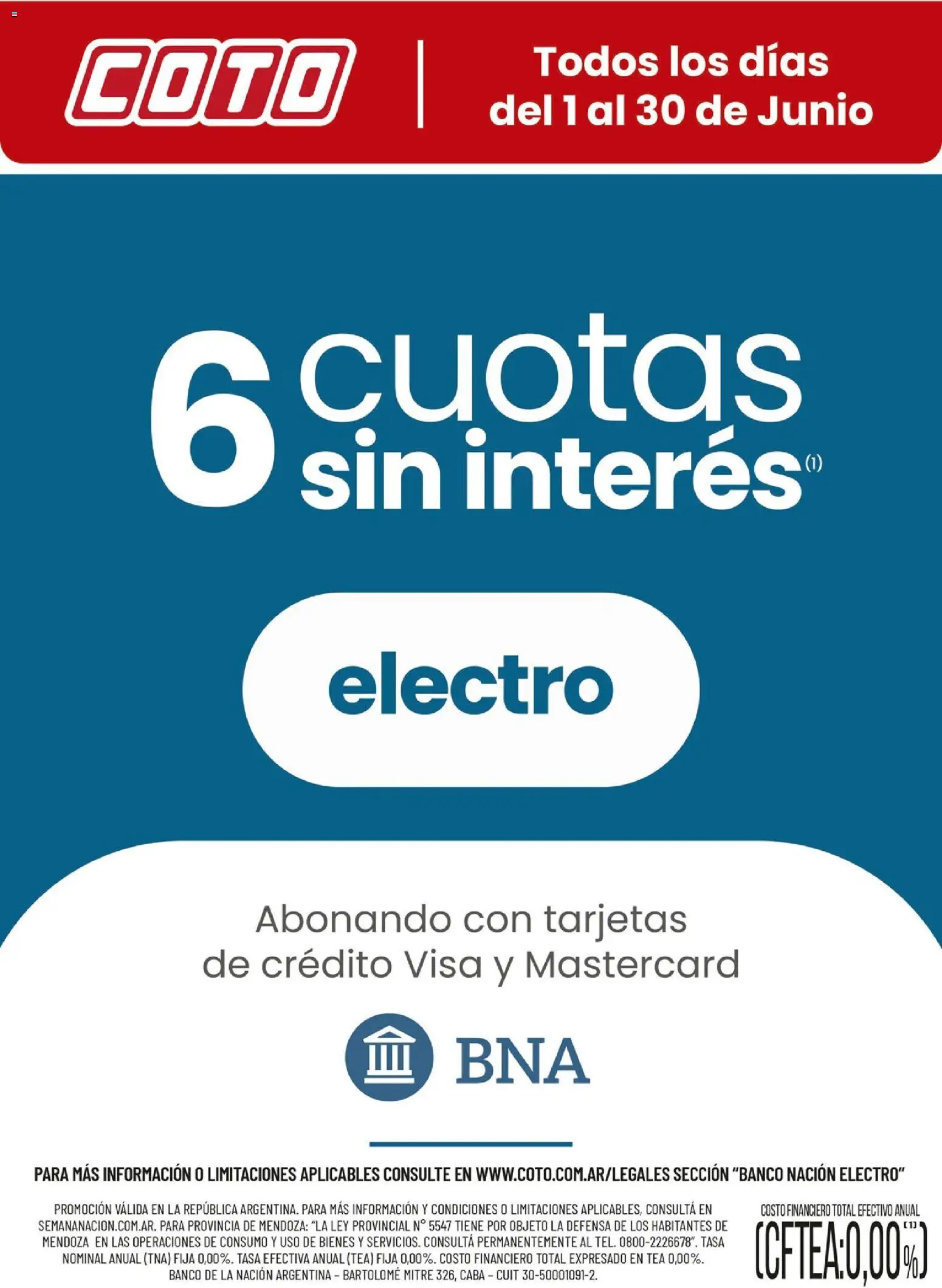 Coto - BNA Electro Junio │ válido desde el 01.06.2026 | Página: 1