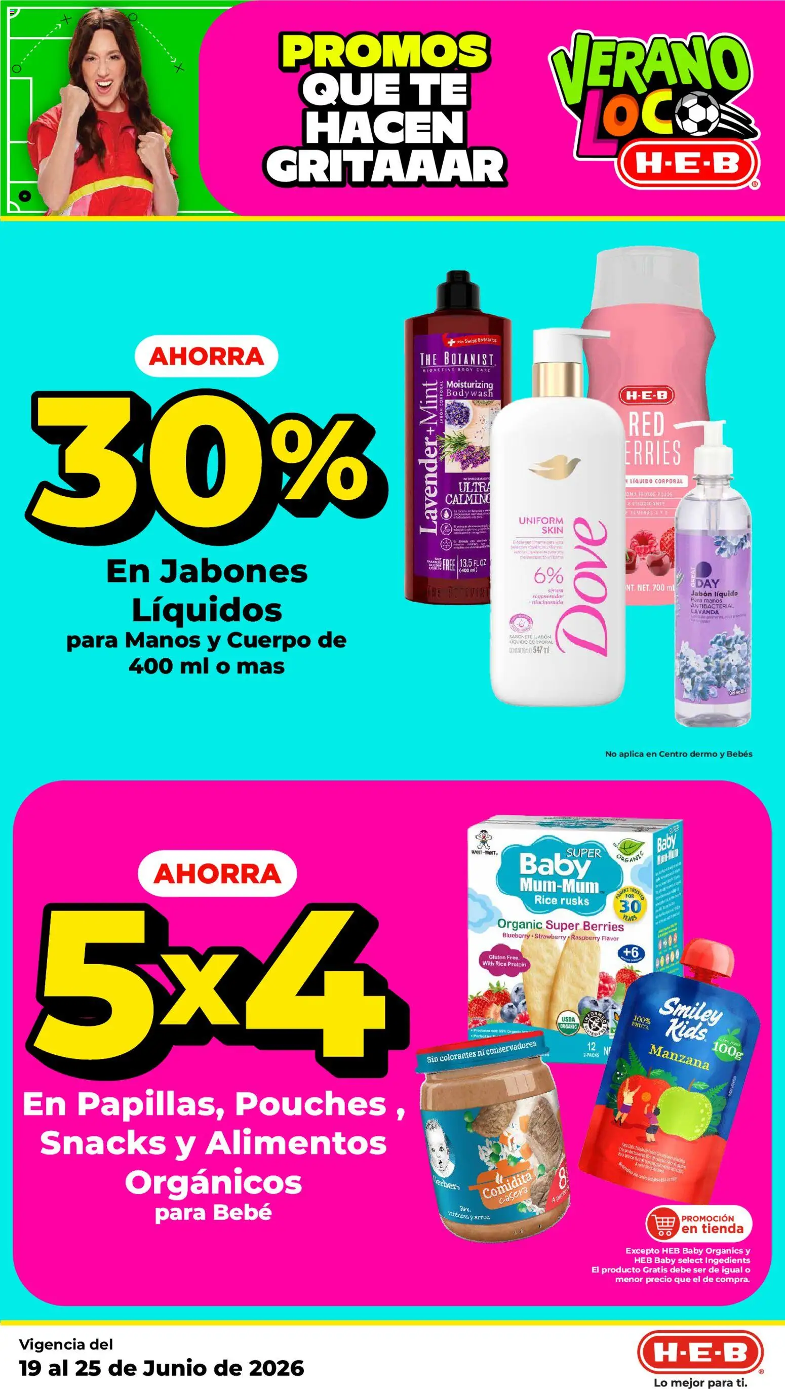 Nuevas ofertas de H-E-B válidas en toda la República Mexicana desde el 19.06.2026. ¡Encuentra las mejores ofertas en H-E-B folleto! | Página: 5