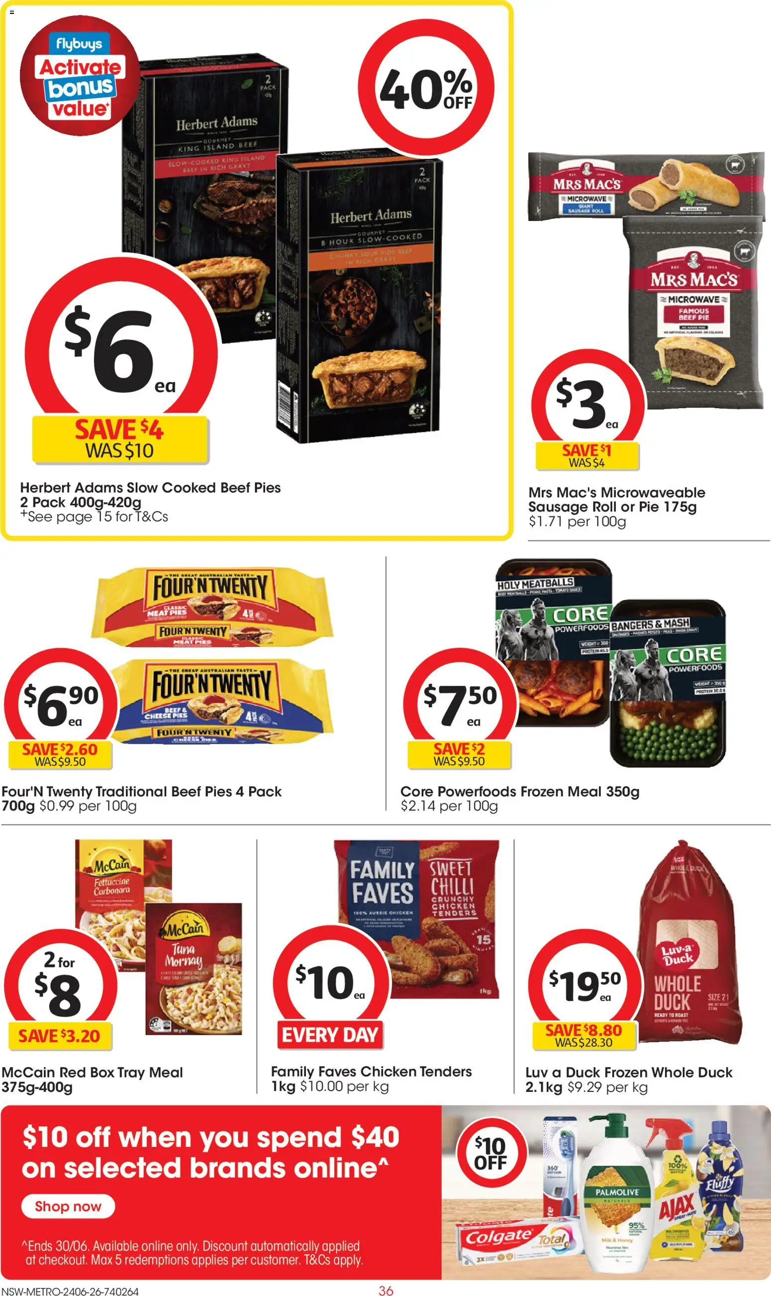 Coles catalogue - valid from 24/06/2026 | Page: 36 | Products: Box, Cheese, Meat, Sausage