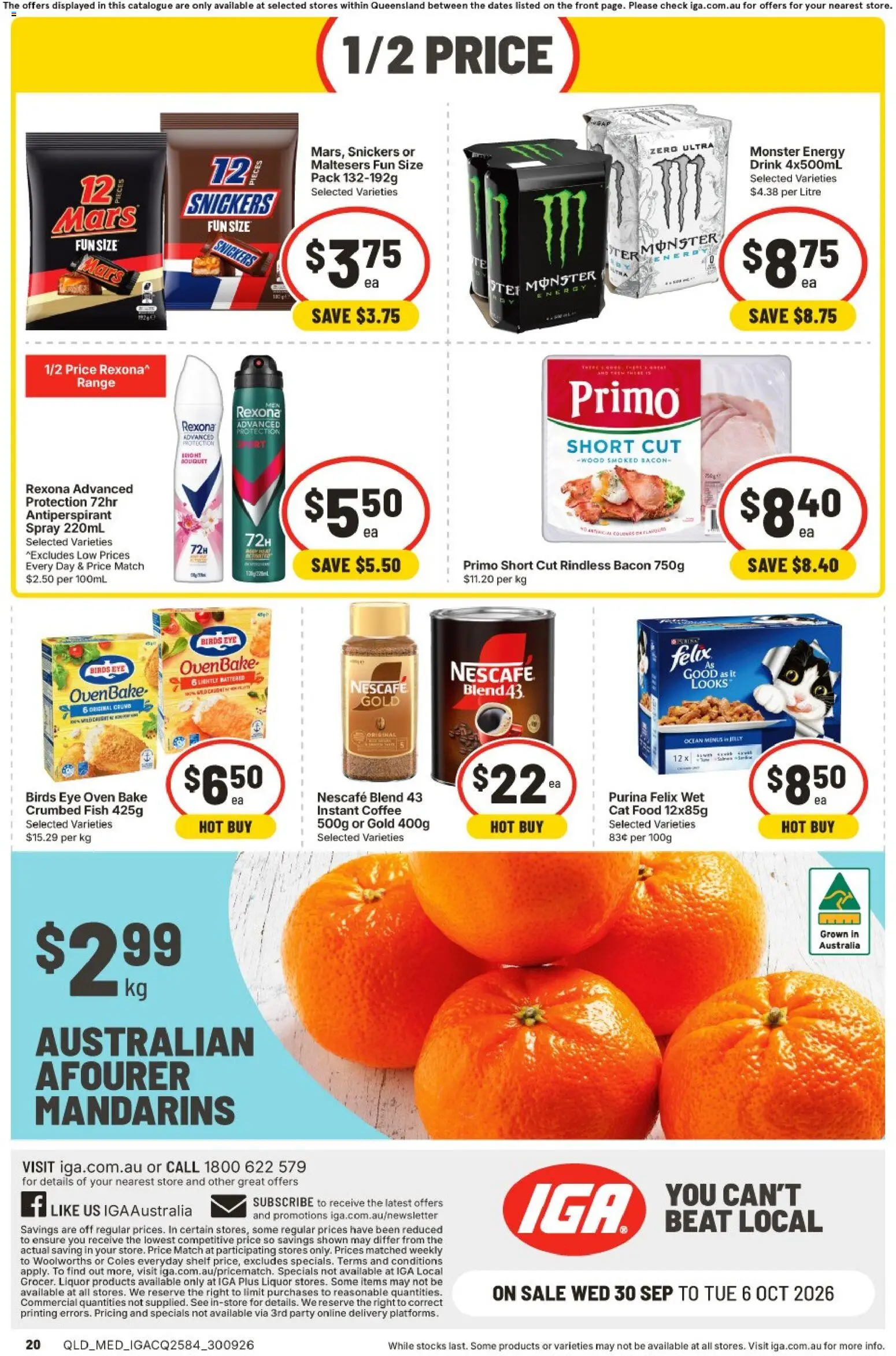 IGA catalogue - valid from 30/09/2026 | Page: 16 | Products: Shelf, Antiperspirant, Wood, Instant coffee