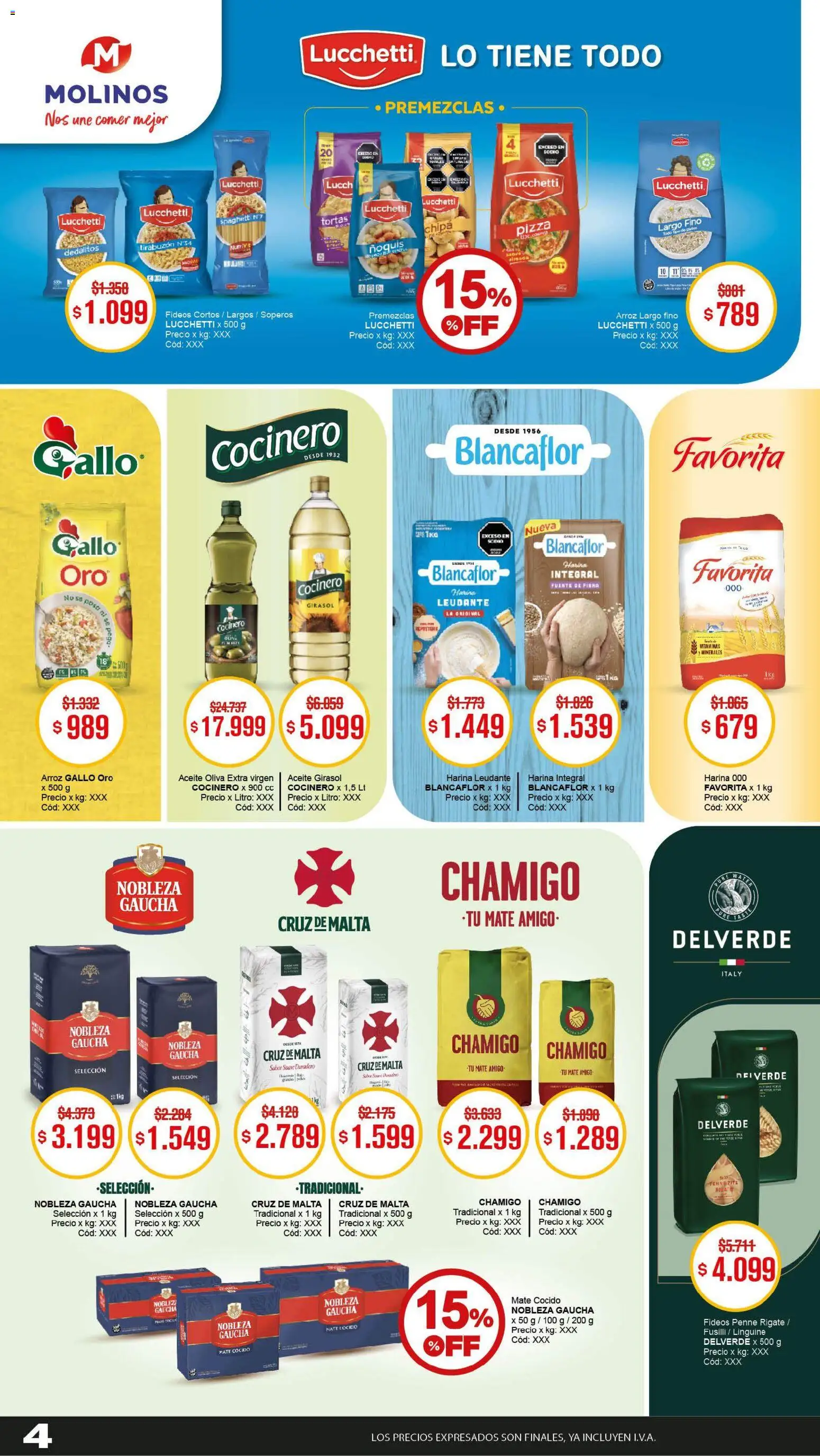 Makro ofertas │ válido desde el 06/08/2026 | Página: 4 | Productos: Fuente, Oliva, Arroz, Mate cocido