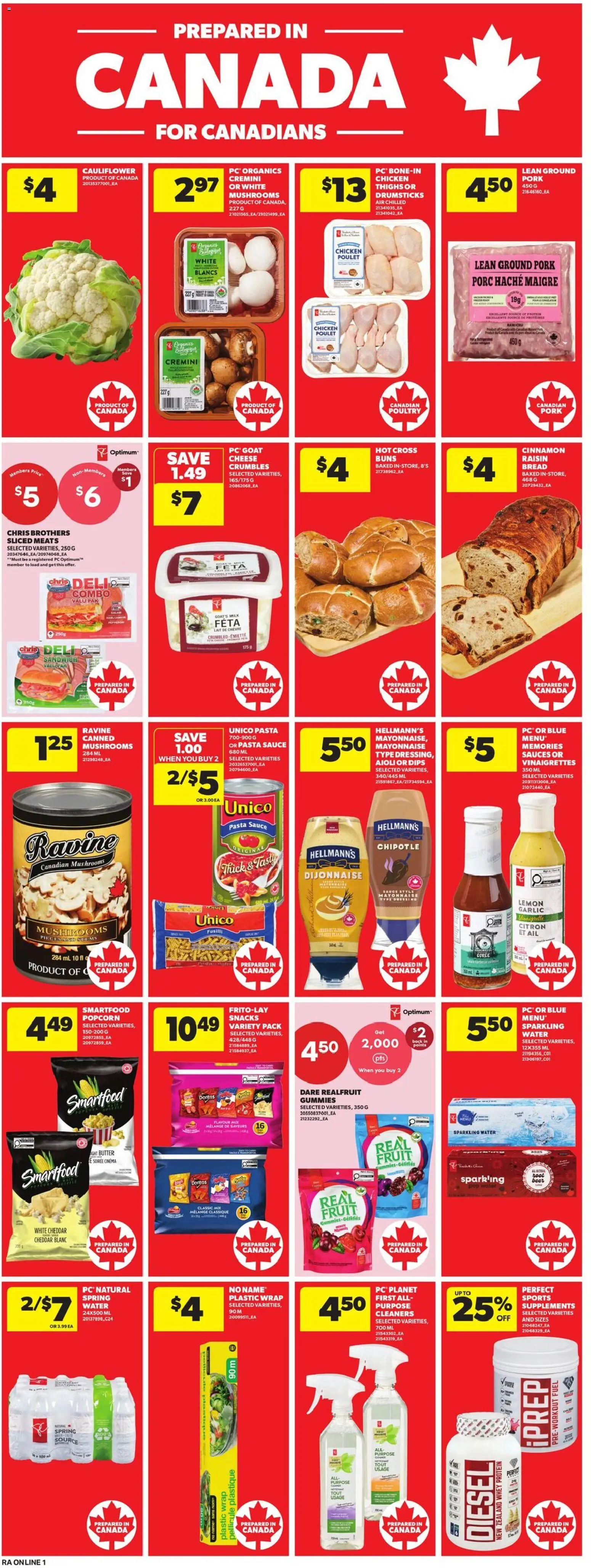 Atlantic Superstore flyer valid from Oct 1, 2026 | Page: 9 | Products: Poultry, Cheddar, Milk, Protein