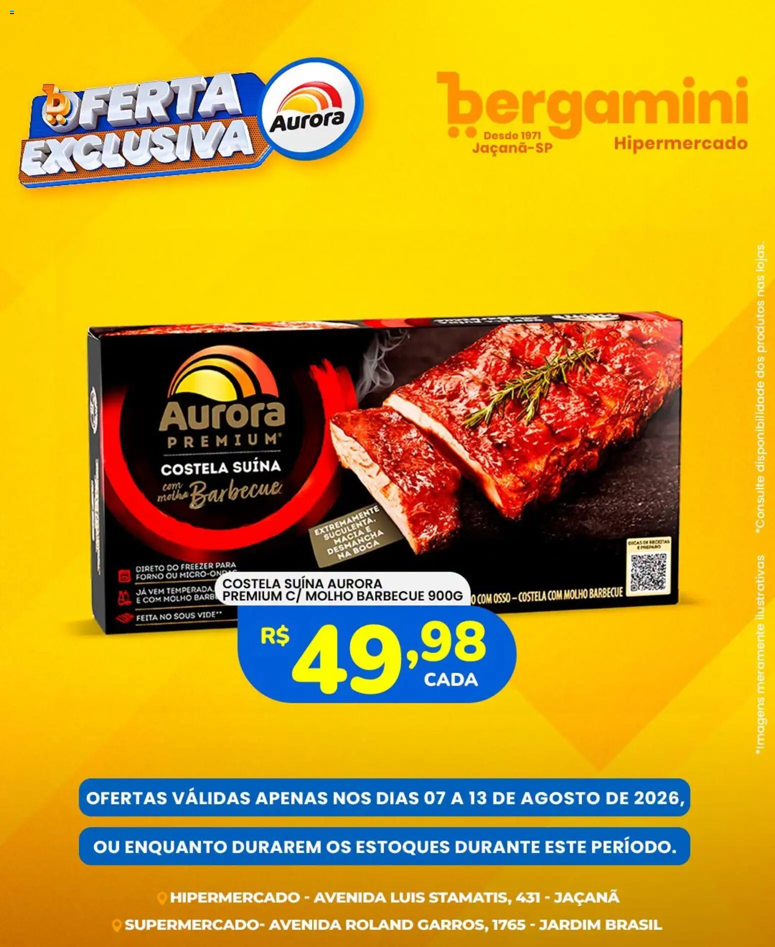 Supermercado Bergamini Folheto - válido de 07/08/2026 | Página: 6 | Produtos: Forno, Freezer