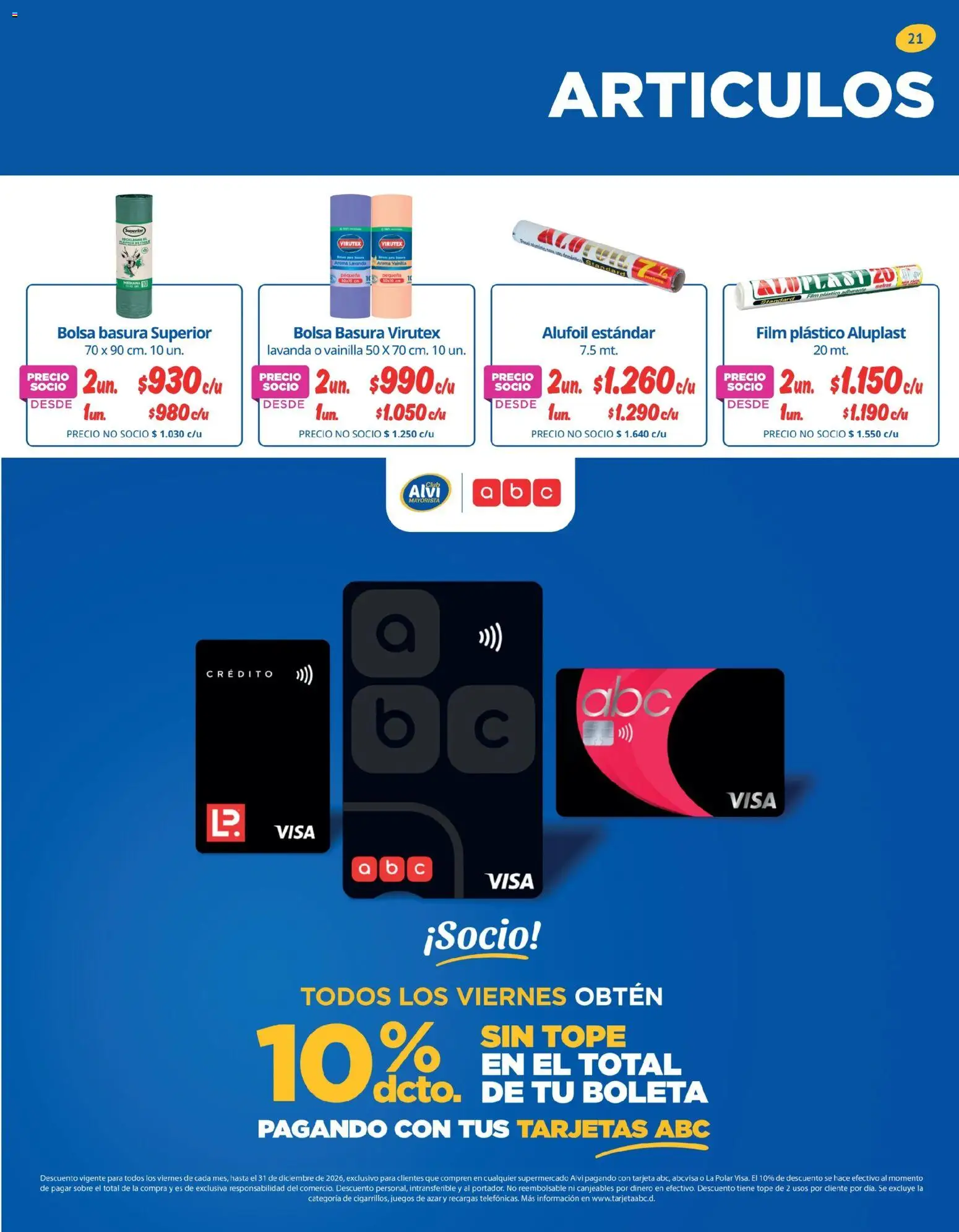 Alvi catálogo │ válido desde el 23.06.2026 | Página: 21 | Productos: Bolsa, Sobre
