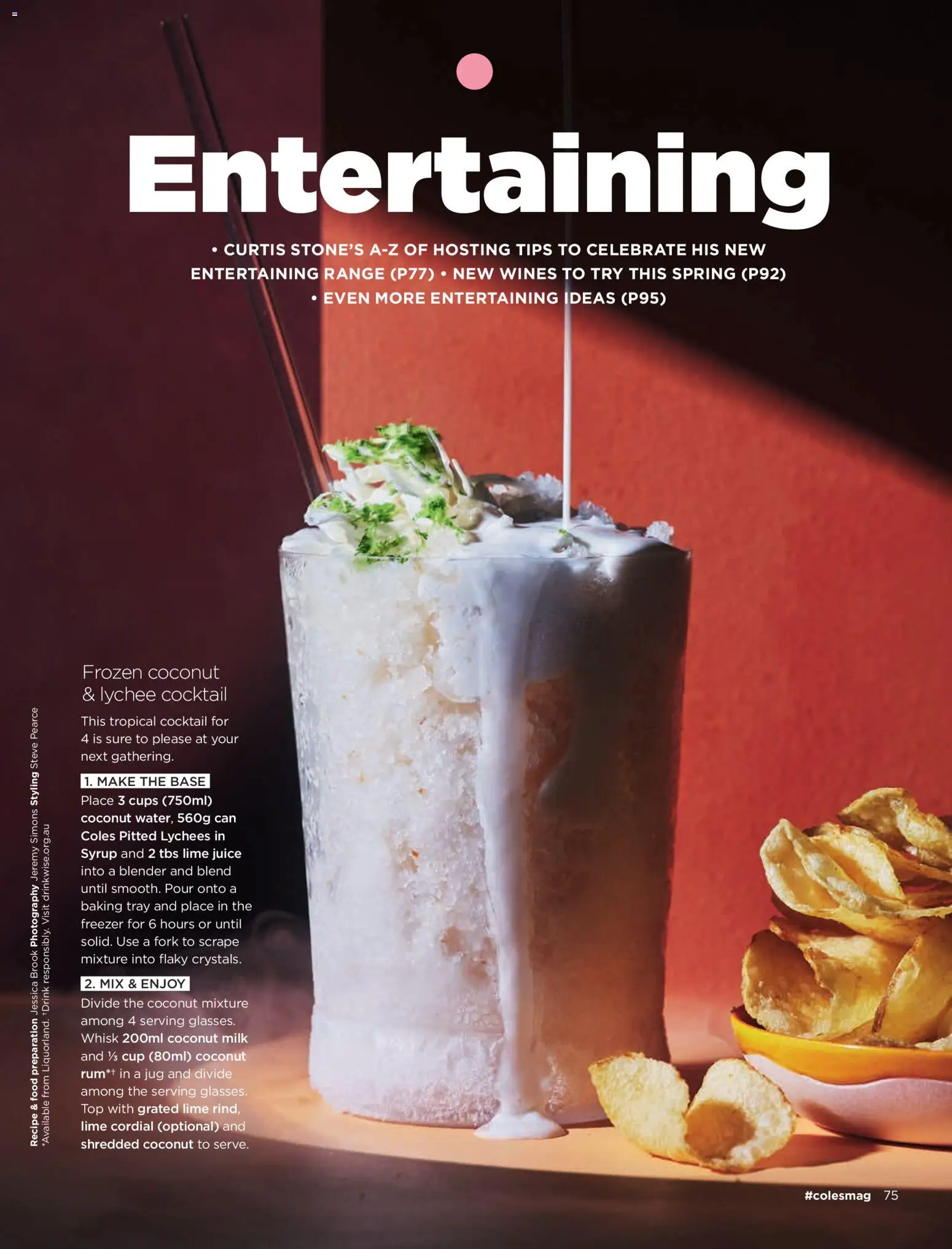 Coles catalogue - valid from 01/10/2026 | Page: 75 | Products: Food, Cocktail, Blender, Coconut