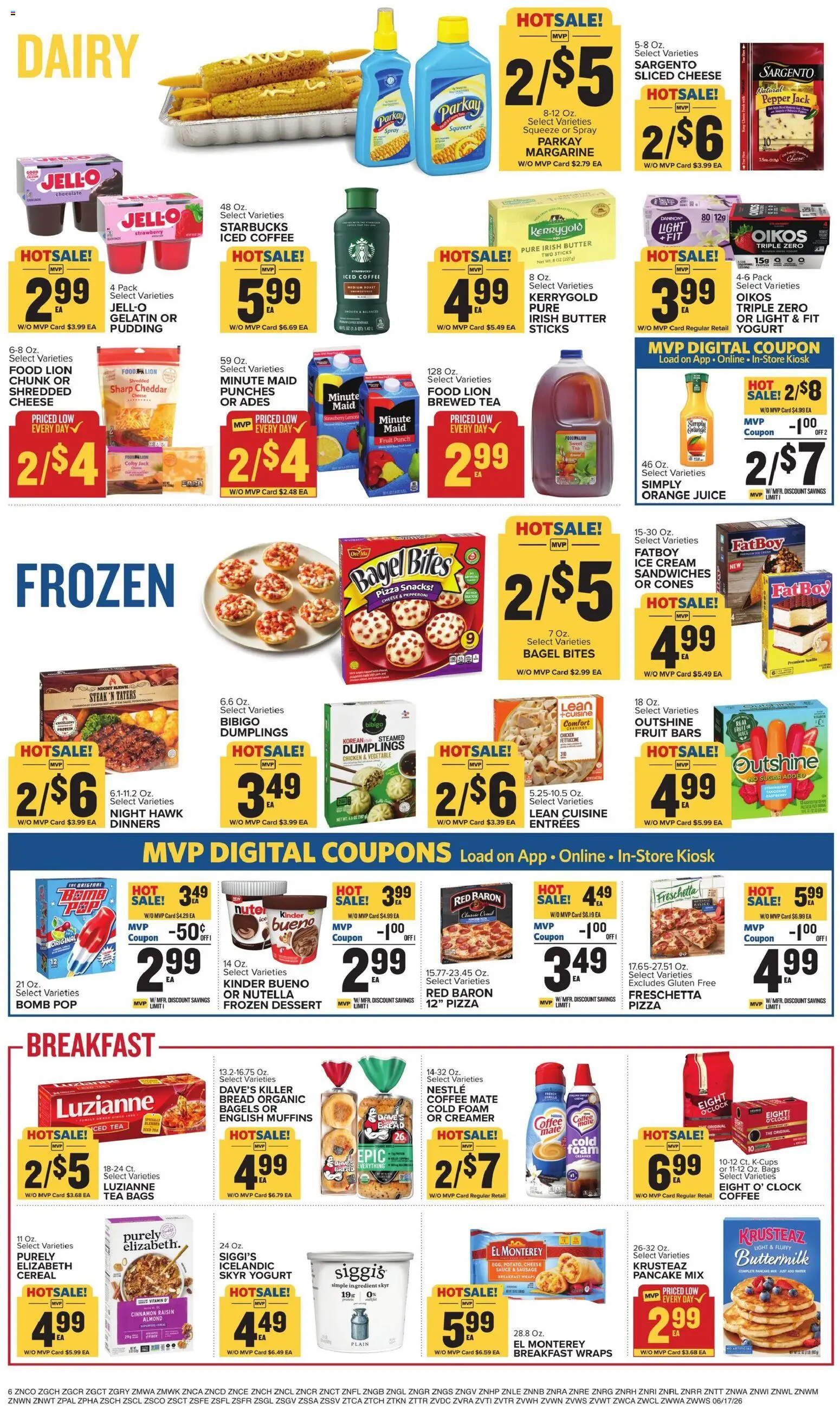 Food Lion Weekly Ad - valid from 17.06.2026 | Page: 11 | Products: Vitamin, Pizza, Tea, Sugar