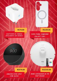 Claro - Ofertas atuais - Pré-Visualização do folheto da loja Claro, válido de 09.06.2026 | Página: 3 | Produtos: Pó, Robo aspirador, Tomada, Adaptador