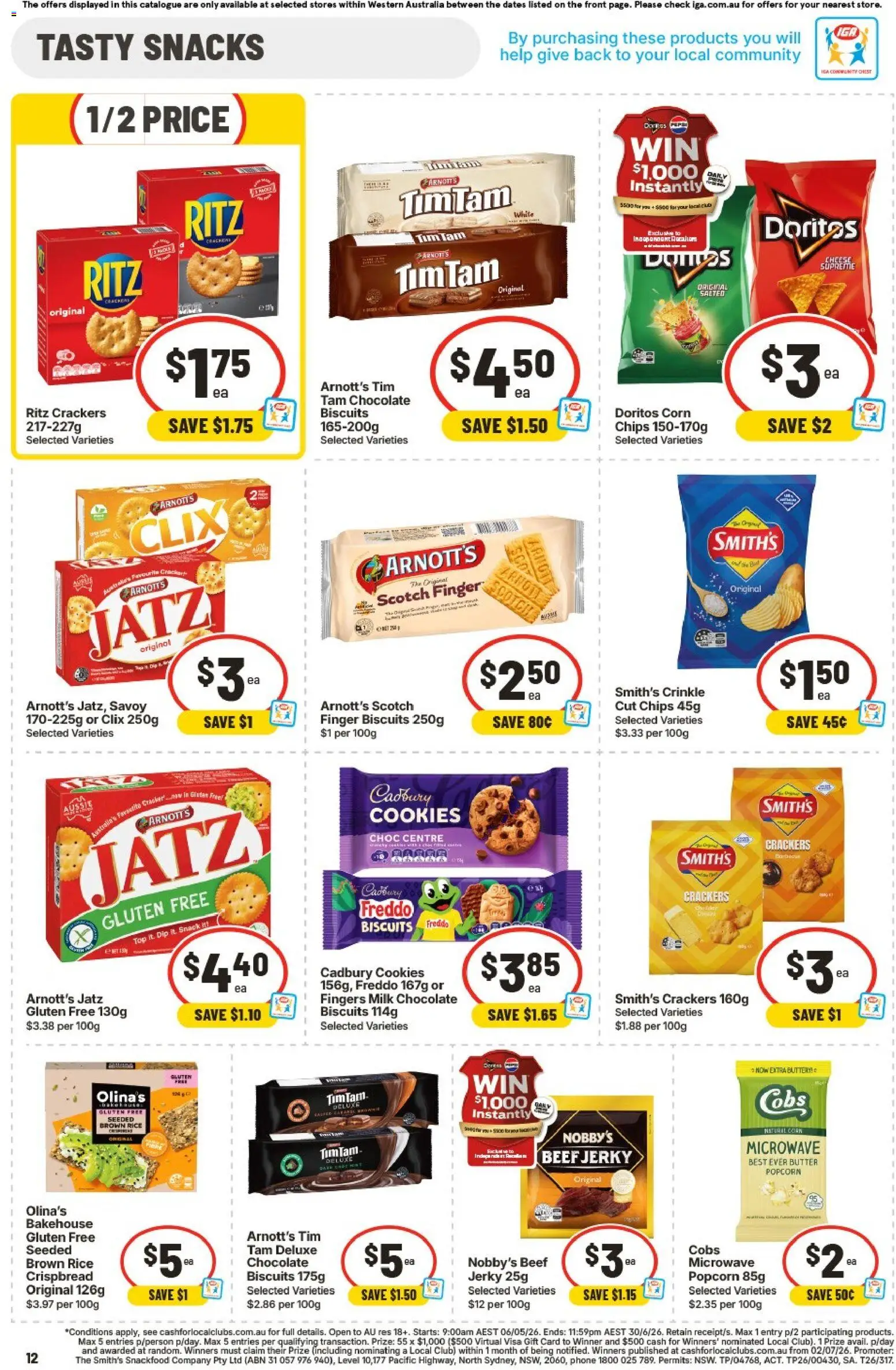 IGA catalogue - valid from 17.06.2026 | Page: 12 | Products: Milk, Butter, Scotch, Microwave