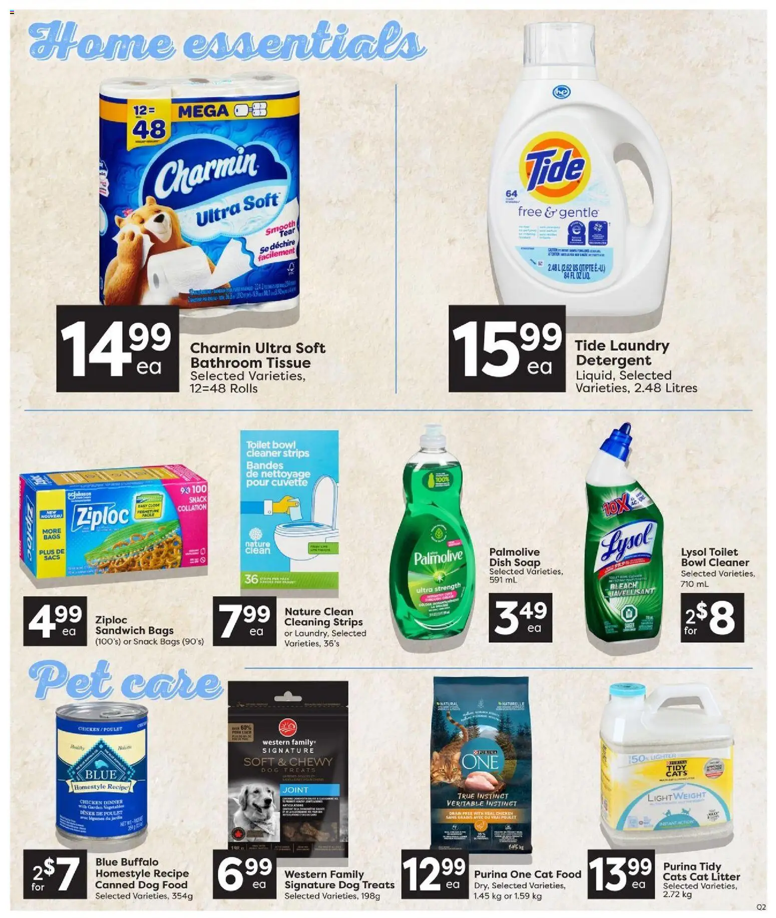Quality Foods flyer valid from Jul 30, 2026 | Page: 15 | Products: Soap, Detergent, Chicken, Pork