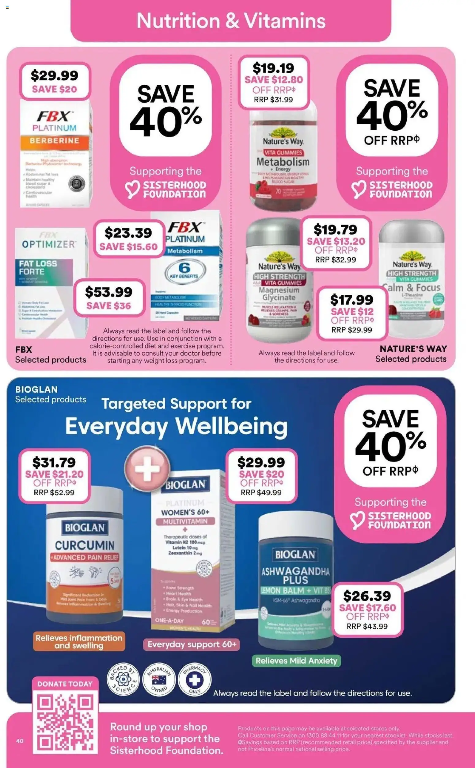 Priceline Pharmacy catalogue - valid from 01/07/2026 | Page: 40 | Products: Lemon, Multivitamin, Weight, Vitamin