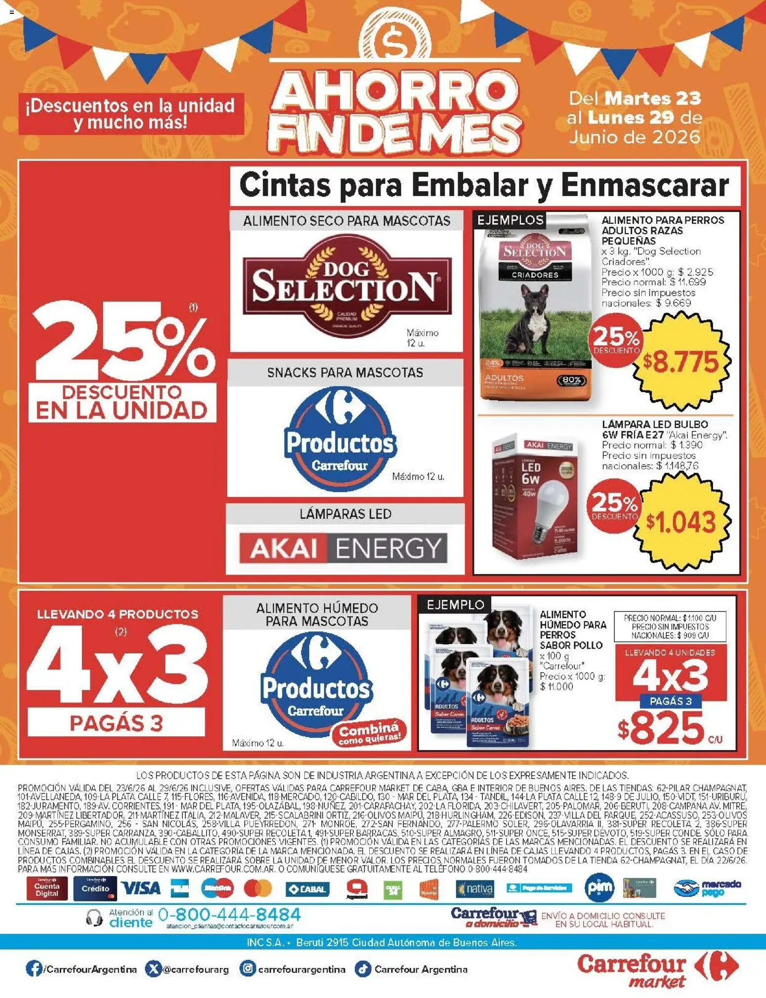Carrefour Market catálogo │ válido desde el 23/06/2026 | Página: 21 | Productos: Teléfono, Sobre, Pollo, Lámpara