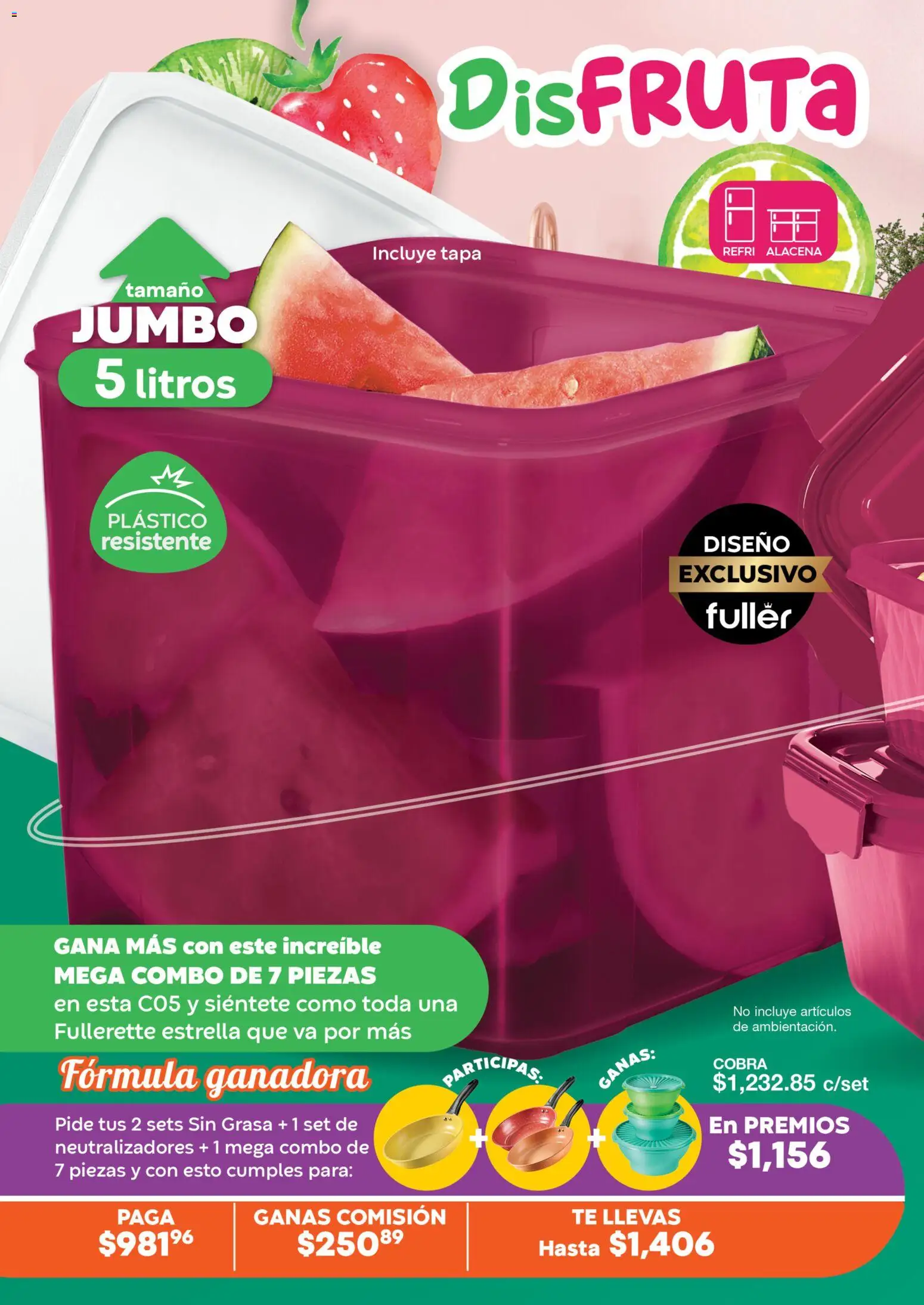 Nuevas ofertas de Fuller válidas en toda la República Mexicana desde el 10.06.2026. ¡Encuentra las mejores ofertas en Fuller Gana Mas 5 2026! | Página: 10 | Productos: Alacena, Té