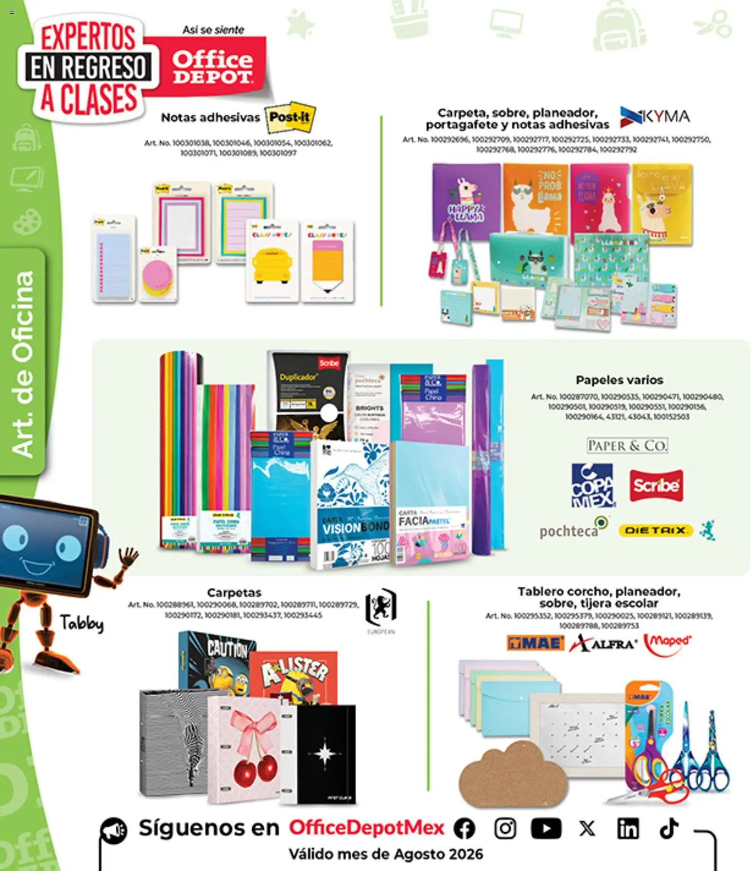 Nuevas ofertas de Office Depot válidas en toda la República Mexicana desde el 01/08/2026. ¡Encuentra las mejores ofertas en Office Depot catálogo! | Página: 5 | Productos: Tijera, Cama