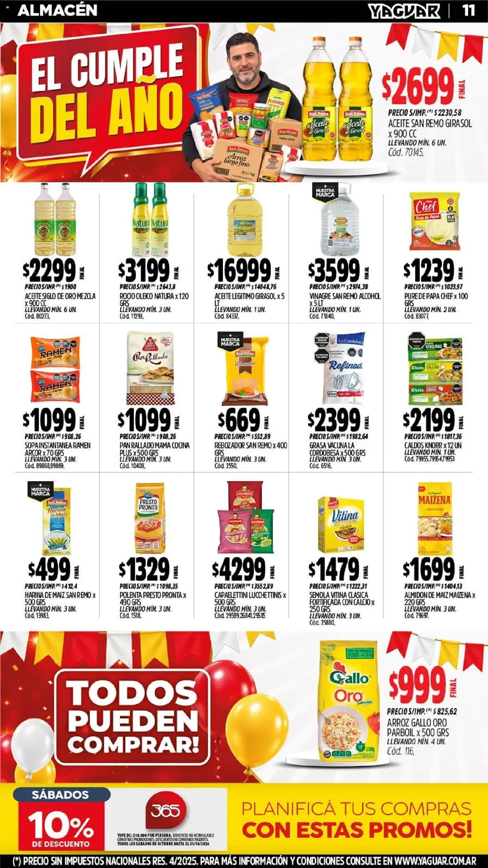 Yaguar - Oferta Semanal Mar del Plata │ válido desde el 12/10/2026 | Página: 12