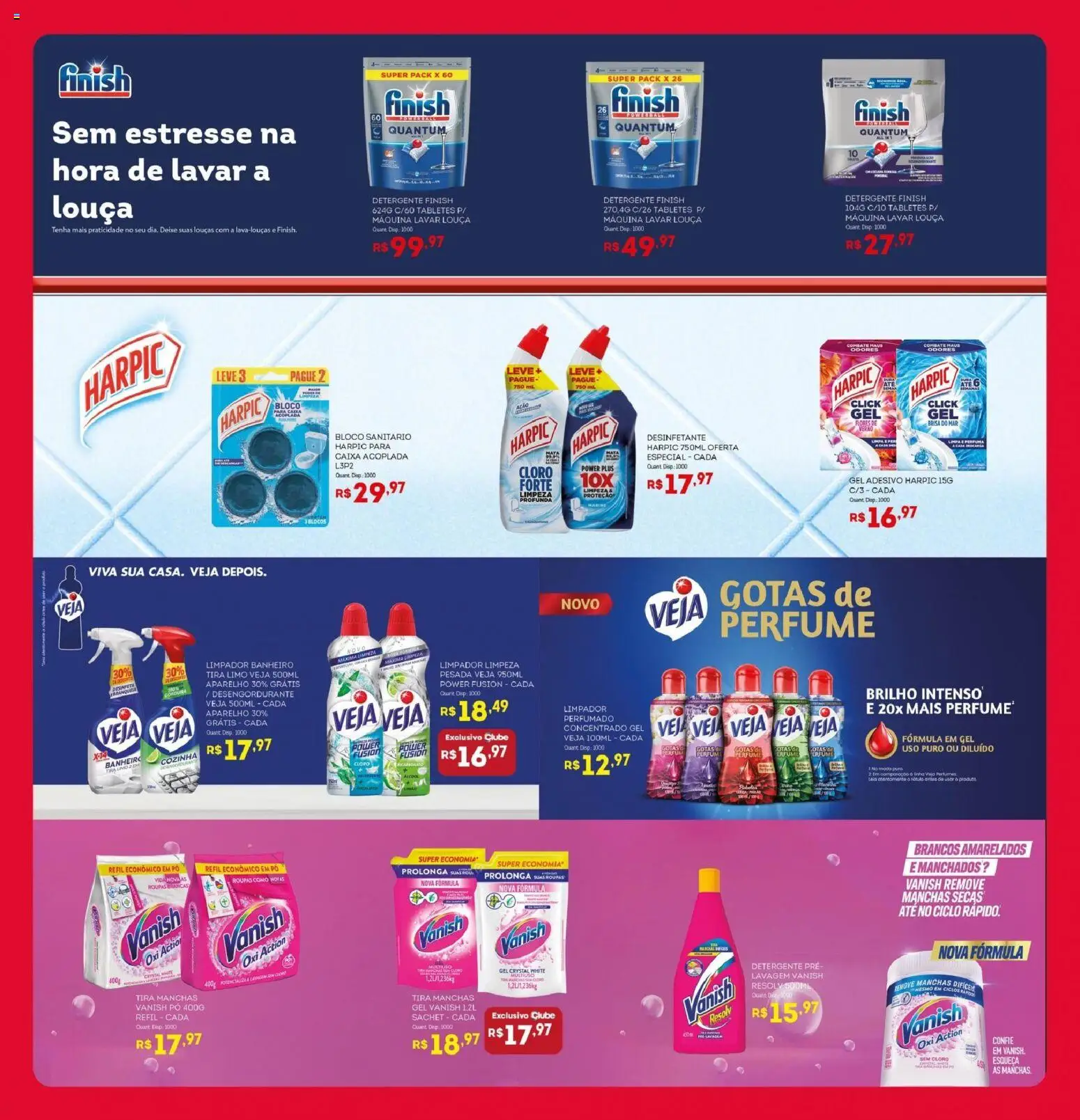 Bistek Supermercados Folheto - válido de 26/08/2026 | Página: 16 | Produtos: Pó, Tira manchas, Louça, Roupas