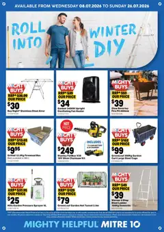 Preview of Mitre 10 Roll Into Winter DIY - valid from 08/07/2026