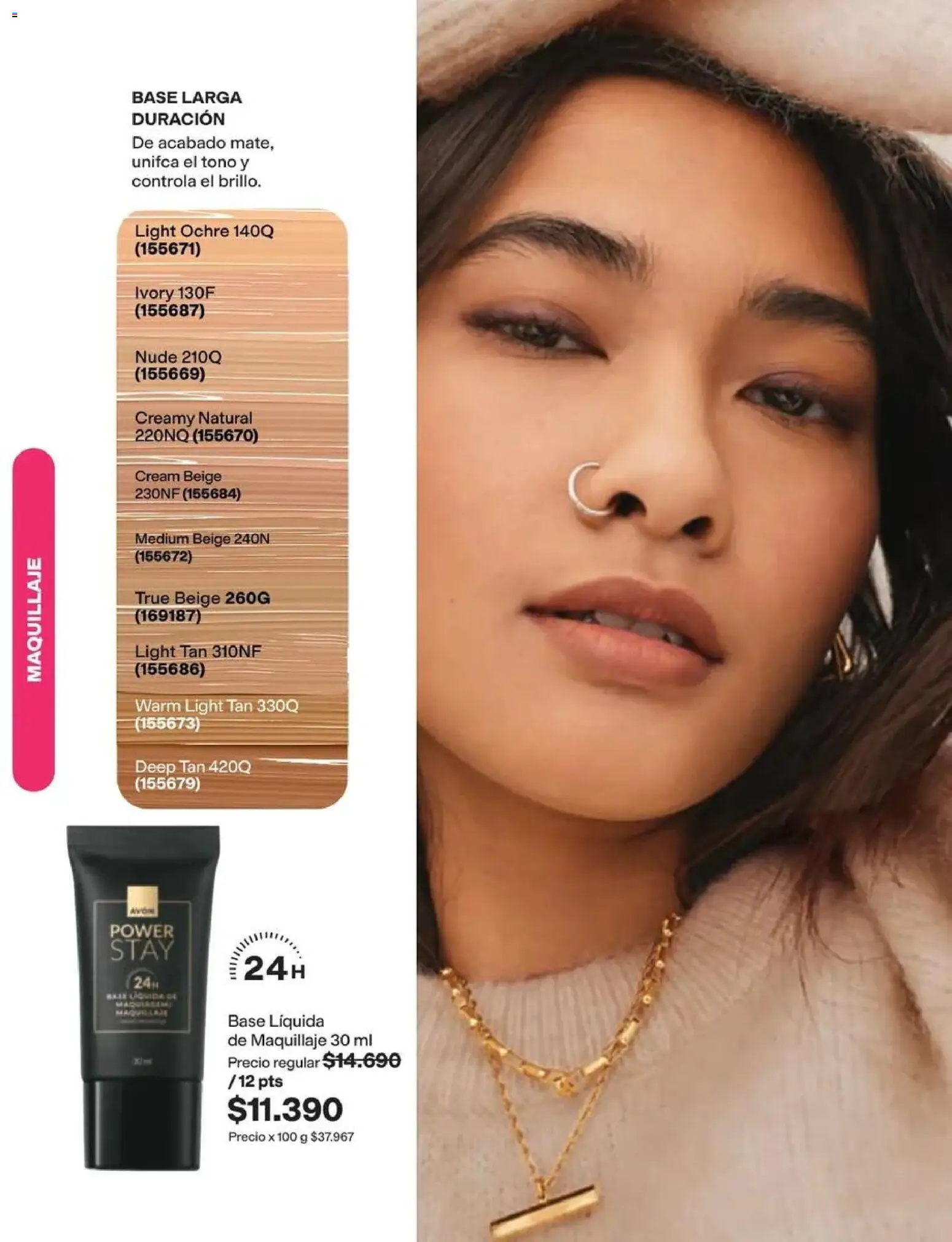 Catálogo Avon Campaña 14 │ válido desde el 15.09.2026 | Página: 27 | Productos: Maquillaje, Base