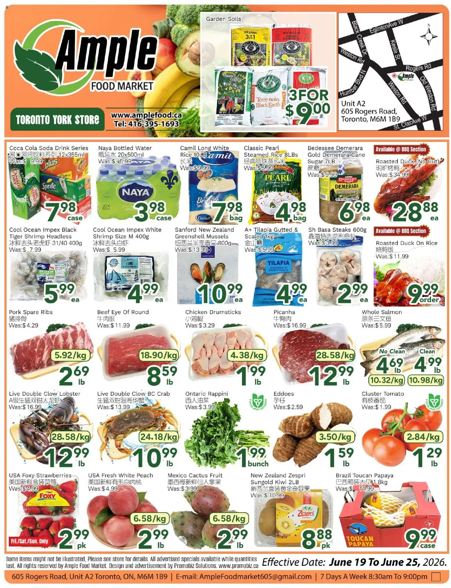 Ample Food Market flyer valid from 19.06.2026 | Page: 1