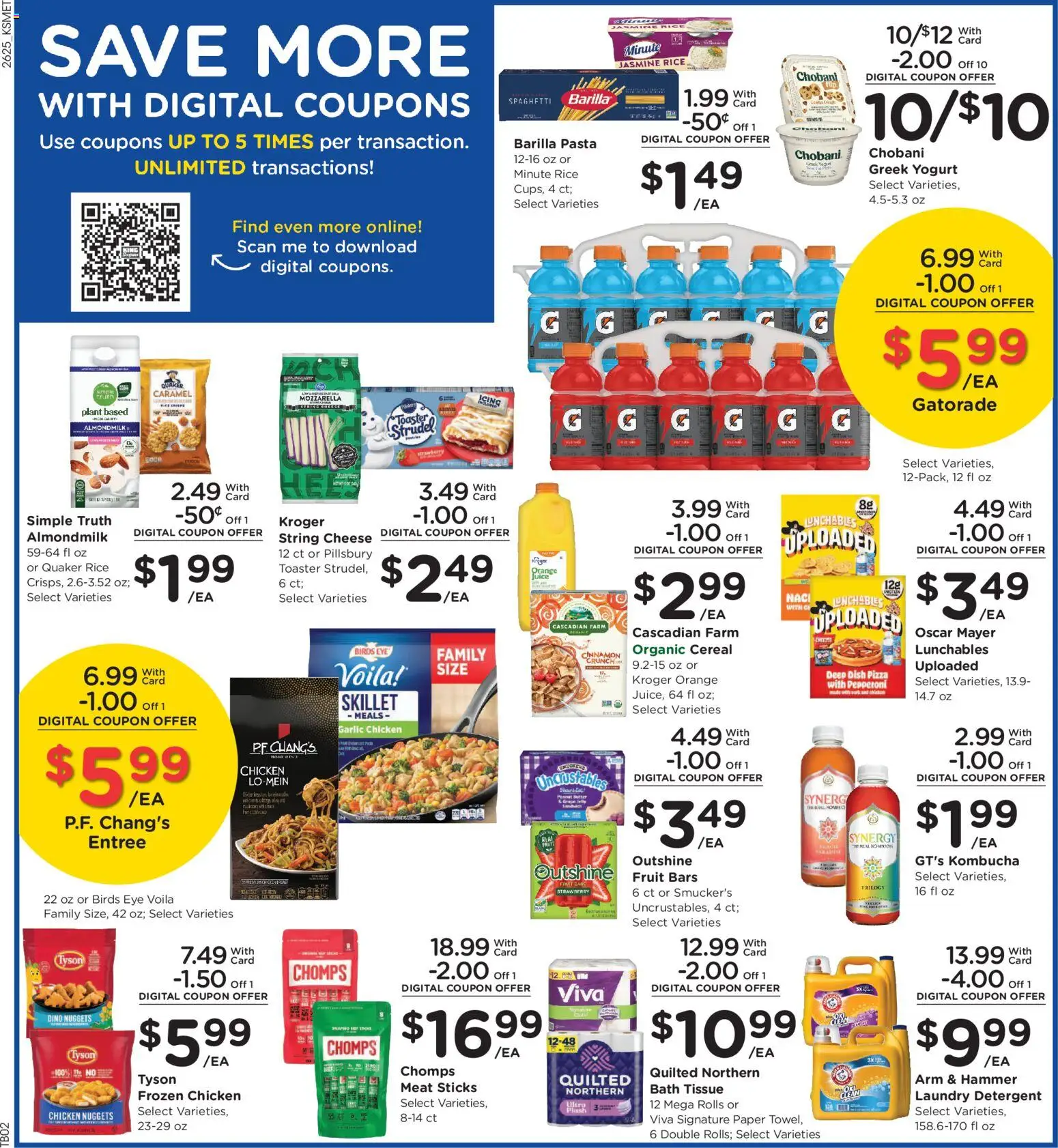 King Soopers Weekly Ad - valid from 07/22/2026 | Page: 5 | Products: Skillet, Juice, Chicken meat, Rice