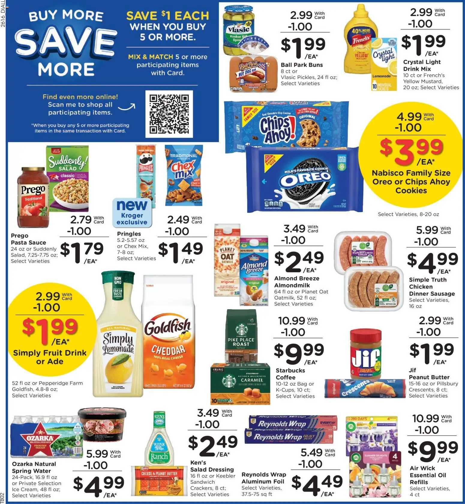 Dillons Weekly Ad - KS - valid from 20.05.2026 | Page: 5 | Products: Butter, Chips, Sauce, Chocolate Chip