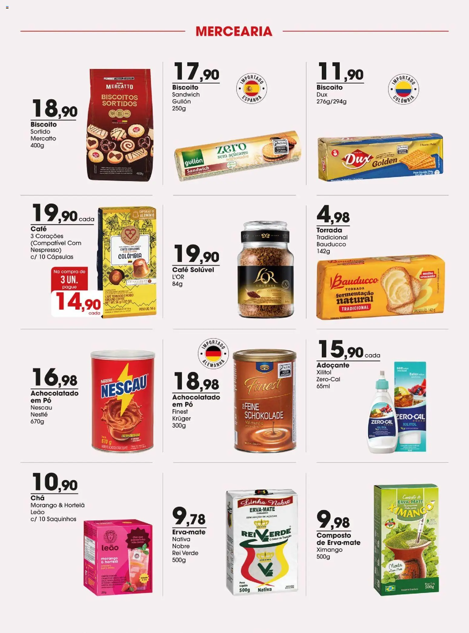 Zaffari Folheto - válido de 11/08/2026 | Página: 6 | Produtos: Hortelã, Café, Baixo, Açúcar