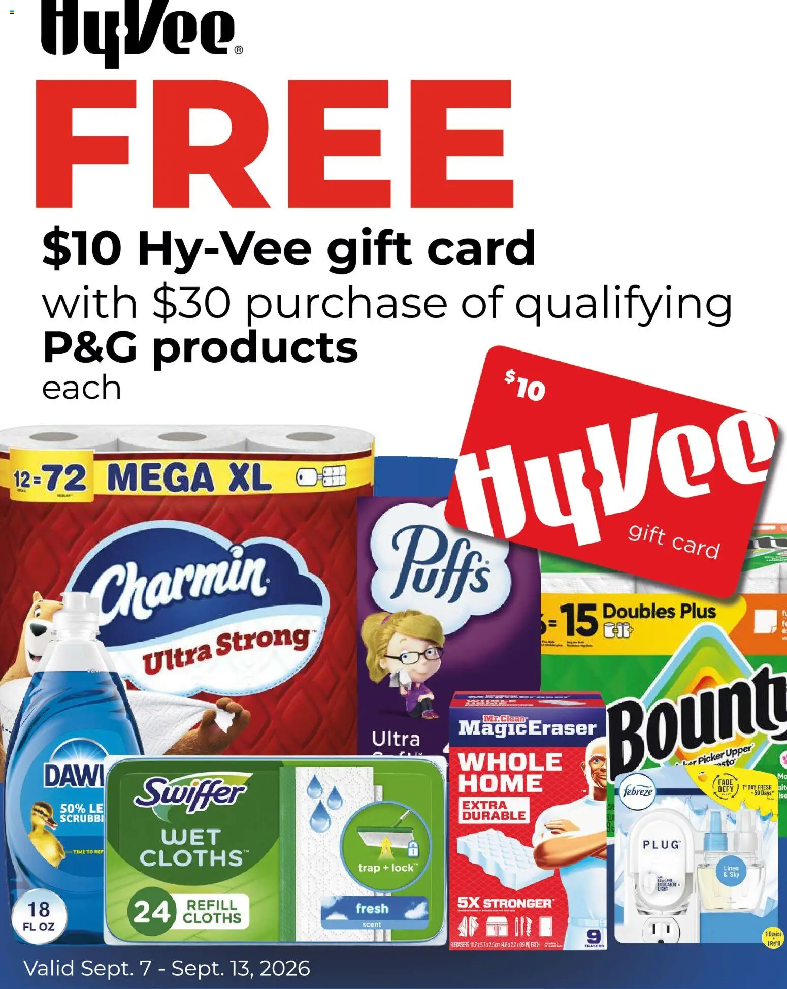 HyVee Procter & Gamble Promotion - valid from 09/07/2026 | Page: 1 | Products: Picker