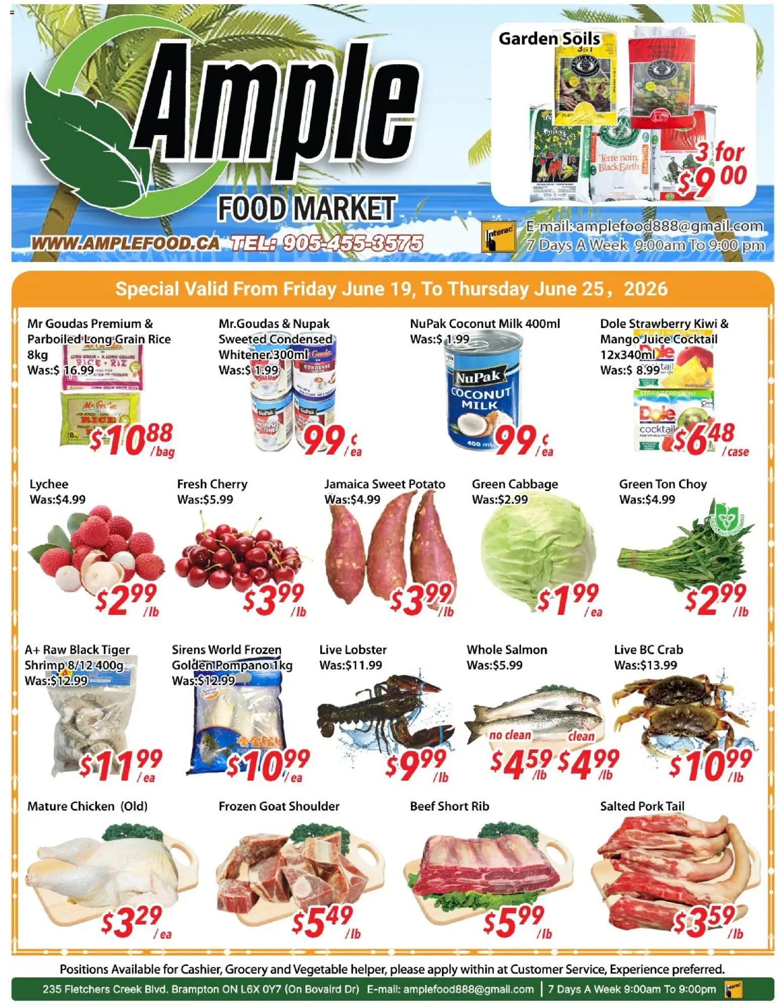 Ample Food Market flyer valid from 19.06.2026 | Page: 1