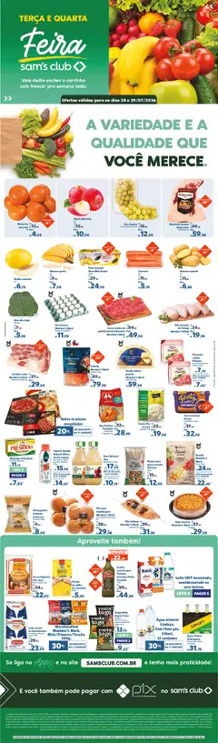 Sam's Club - Ofertas da semana - Pré-Visualização do folheto da loja Sam's Club, válido de 28/07/2026