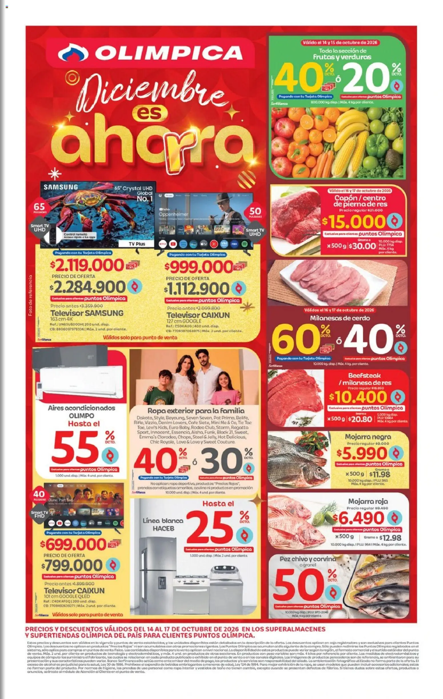 Olímpica revista - valida desde el 14/10/2026 | Página: 1