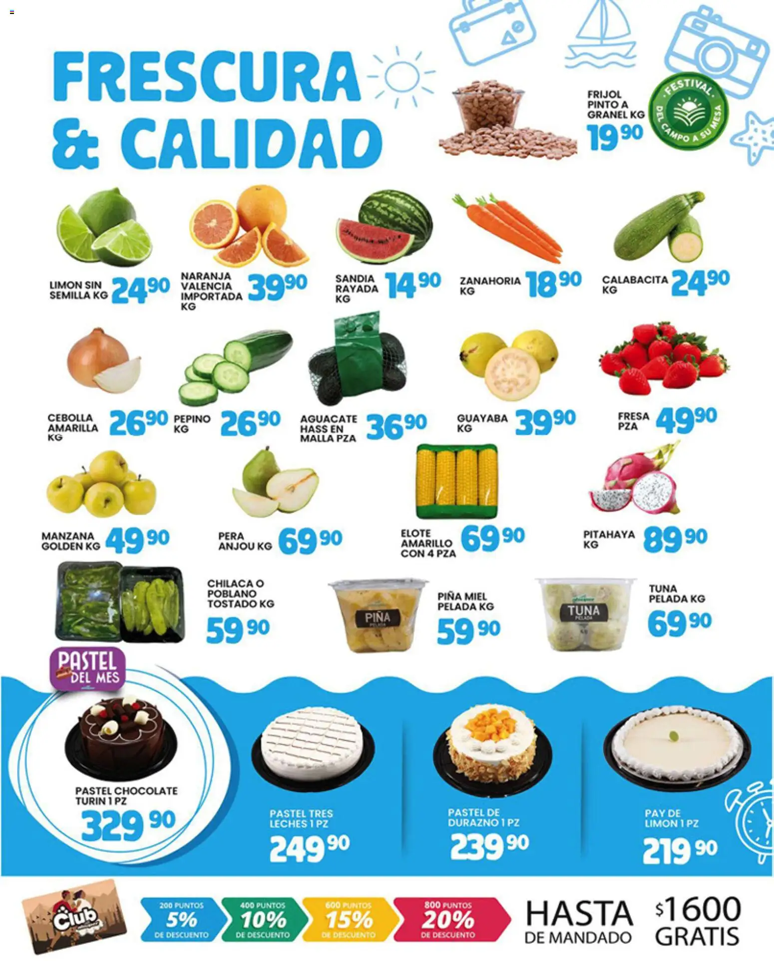 Nuevas ofertas de Alsuper válidas en toda la República Mexicana desde el 04/08/2026. ¡Encuentra las mejores ofertas en Alsuper folleto! | Página: 2 | Productos: Manzana, Limón, Pastel, Piña