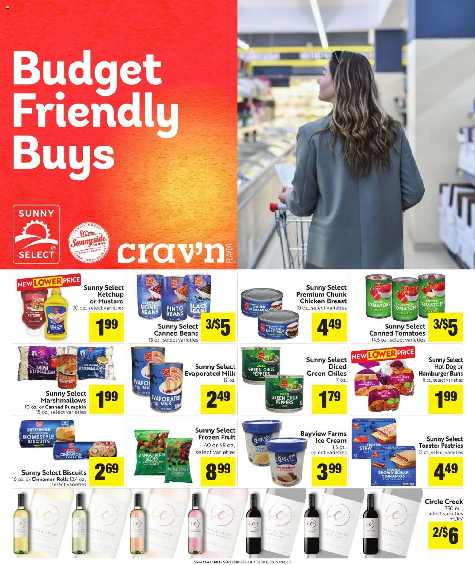 Save Mart Online Ad - valid from 09/09/2026 | Page: 5 | Products: Toaster, Sesame, Meat, Pumpkin