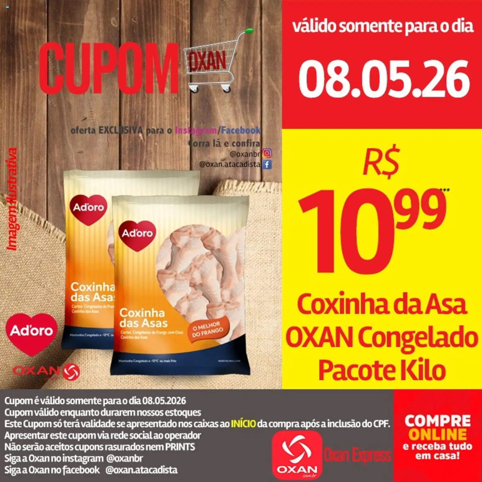 Oxan Atacadista Folheto - válido de 08.05.2026 | Página: 7 | Produtos: Frango