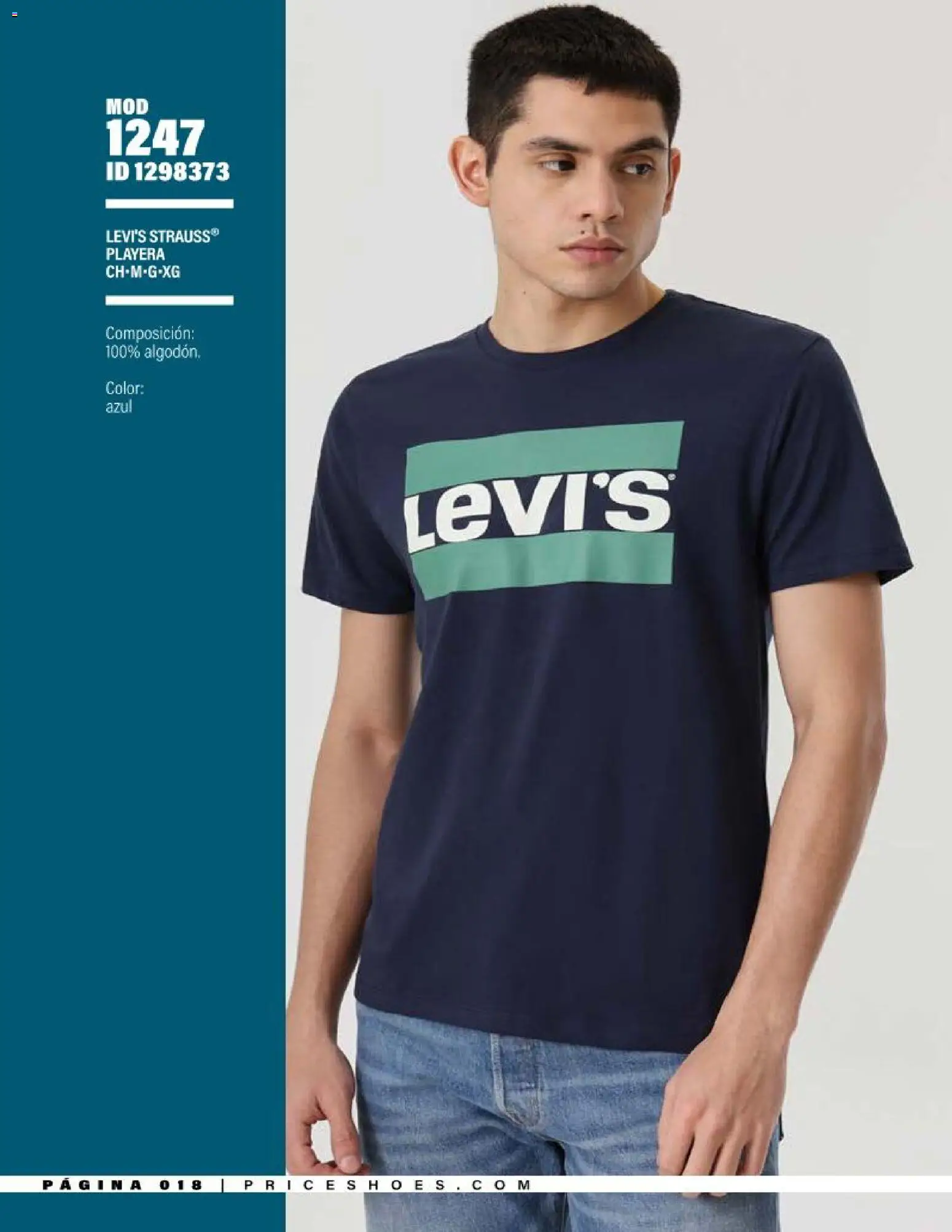 Nuevas ofertas de Price Shoes válidas en toda la República Mexicana desde el 11.06.2026. ¡Encuentra las mejores ofertas en Price Shoes catálogo Live in Levi's! | Página: 18 | Productos: Playera
