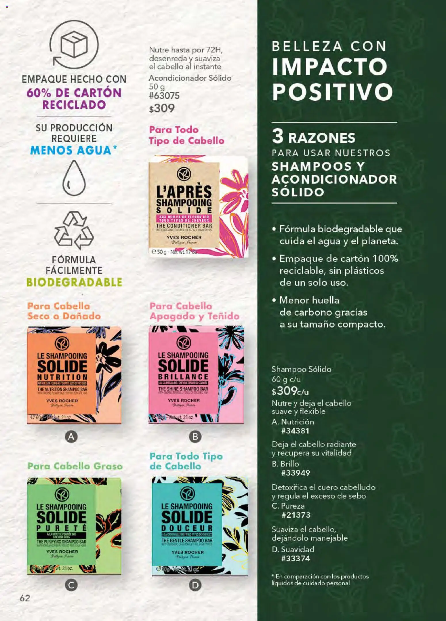 Nuevas ofertas de Yves Rocher válidas en toda la República Mexicana desde el 21.04.2026. ¡Encuentra las mejores ofertas en Yves Rocher campaña 6 2026! | Página: 62 | Productos: Agua, Radiante, Flexible, Acondicionador