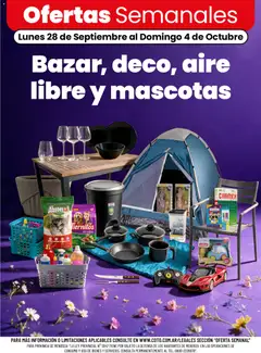 Vista previa Coto -  Bazar, deco, aire libre y mascotas válido desde el 28/09/2026