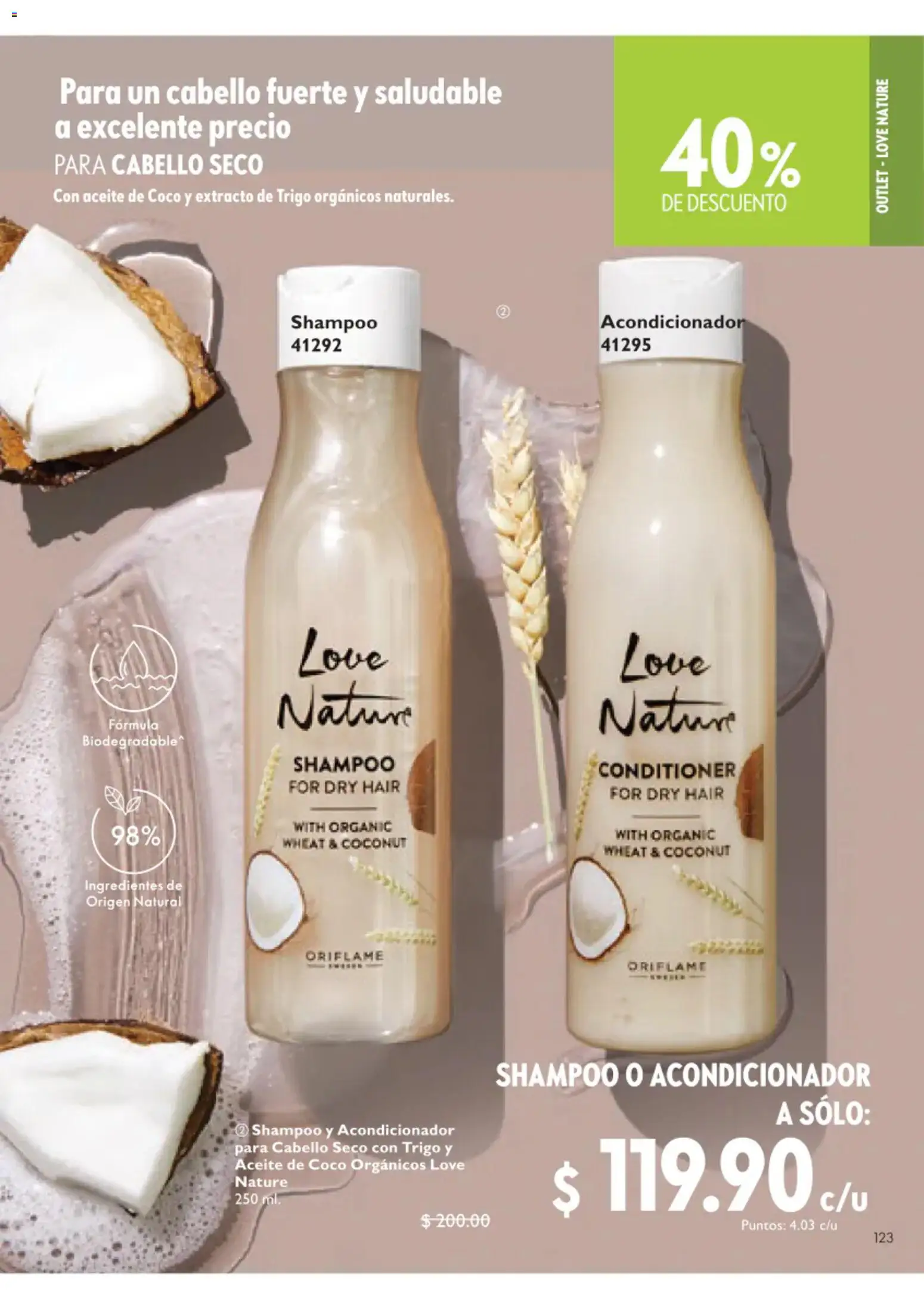 Nuevas ofertas de Oriflame válidas en toda la República Mexicana desde el 01/08/2026. ¡Encuentra las mejores ofertas en Oriflame campaña 11 2026! | Página: 123 | Productos: Aceite, Acondicionador