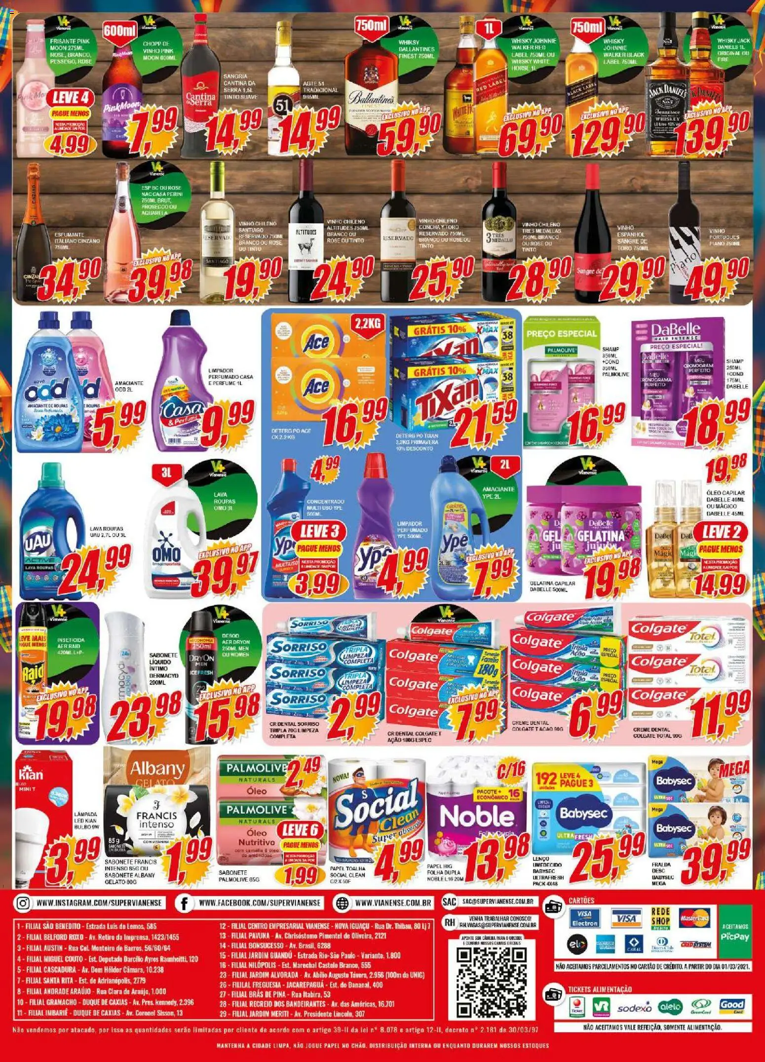 Vianense Folheto - válido de 12.06.2026 | Página: 4 | Produtos: Perfume, Espumante, Amaciante, Câmera