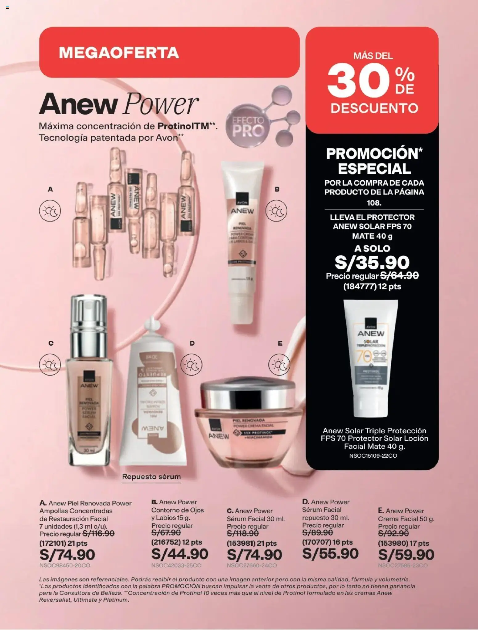 Catálogo Avon válido desde 29/08/2026 | Página: 236 | Productos: Protector solar, Crema