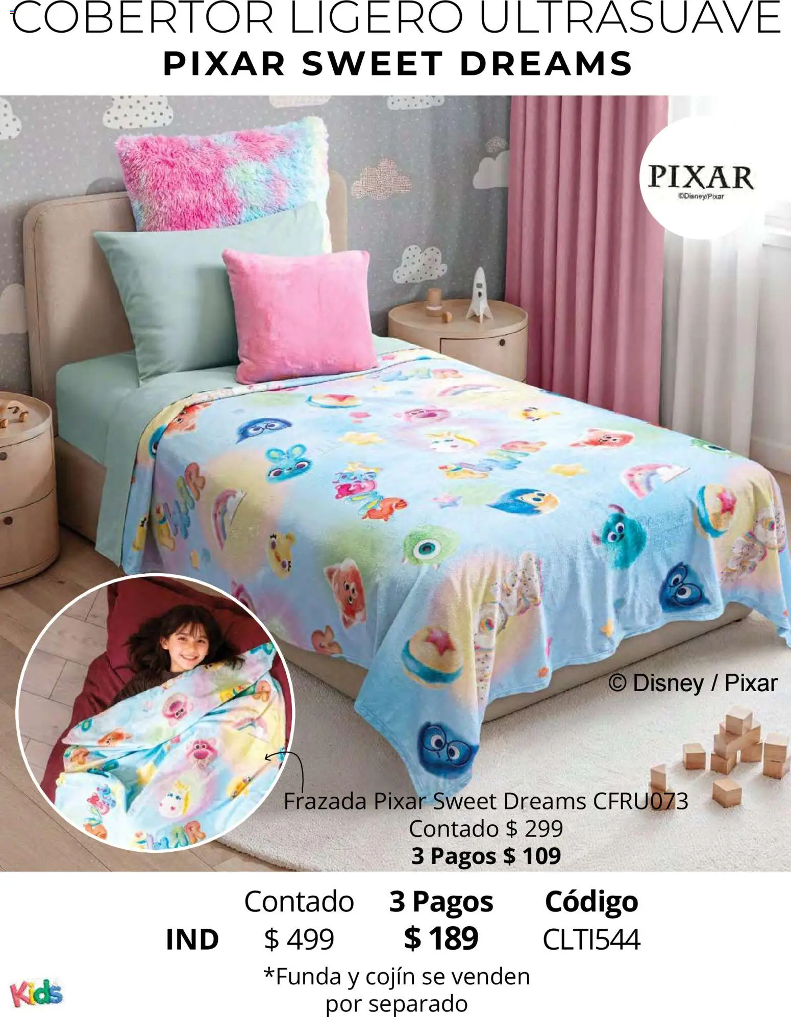 Nuevas ofertas de Colchas Concord válidas en toda la República Mexicana desde el 01.05.2026. ¡Encuentra las mejores ofertas en Colchas Concord catálogo Kids! | Página: 98 | Productos: Cobertor