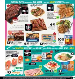 Preview of Thrifty Foods weekly flyer / circulaire from shop Thrifty Foods valid from Jul 9, 2026 | Page: 4 | Products: Fish, Beef, Chicken, Pork